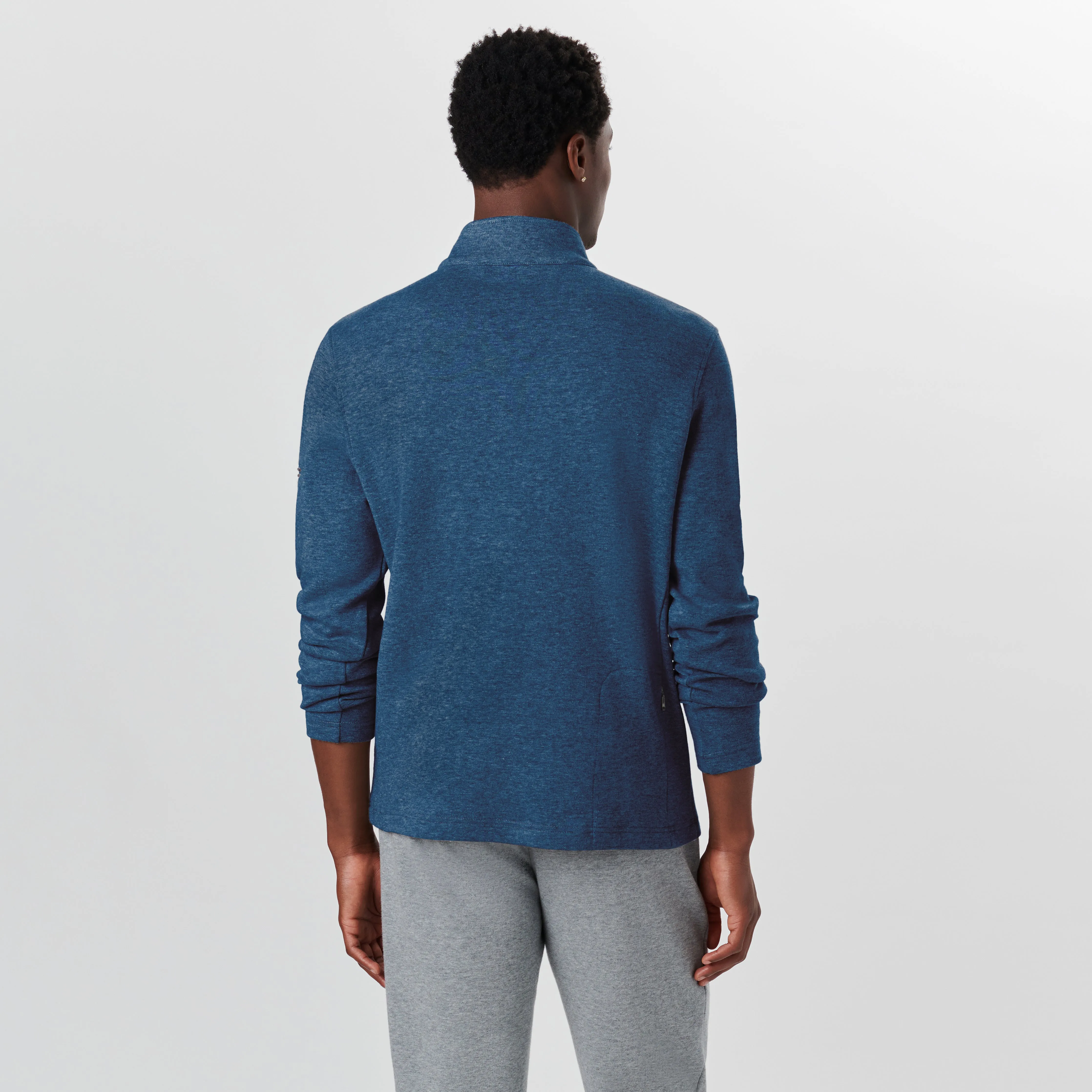 Quarter Zip Pullover Sweatshirt sold by Bugatchi product image thumbnail 4
