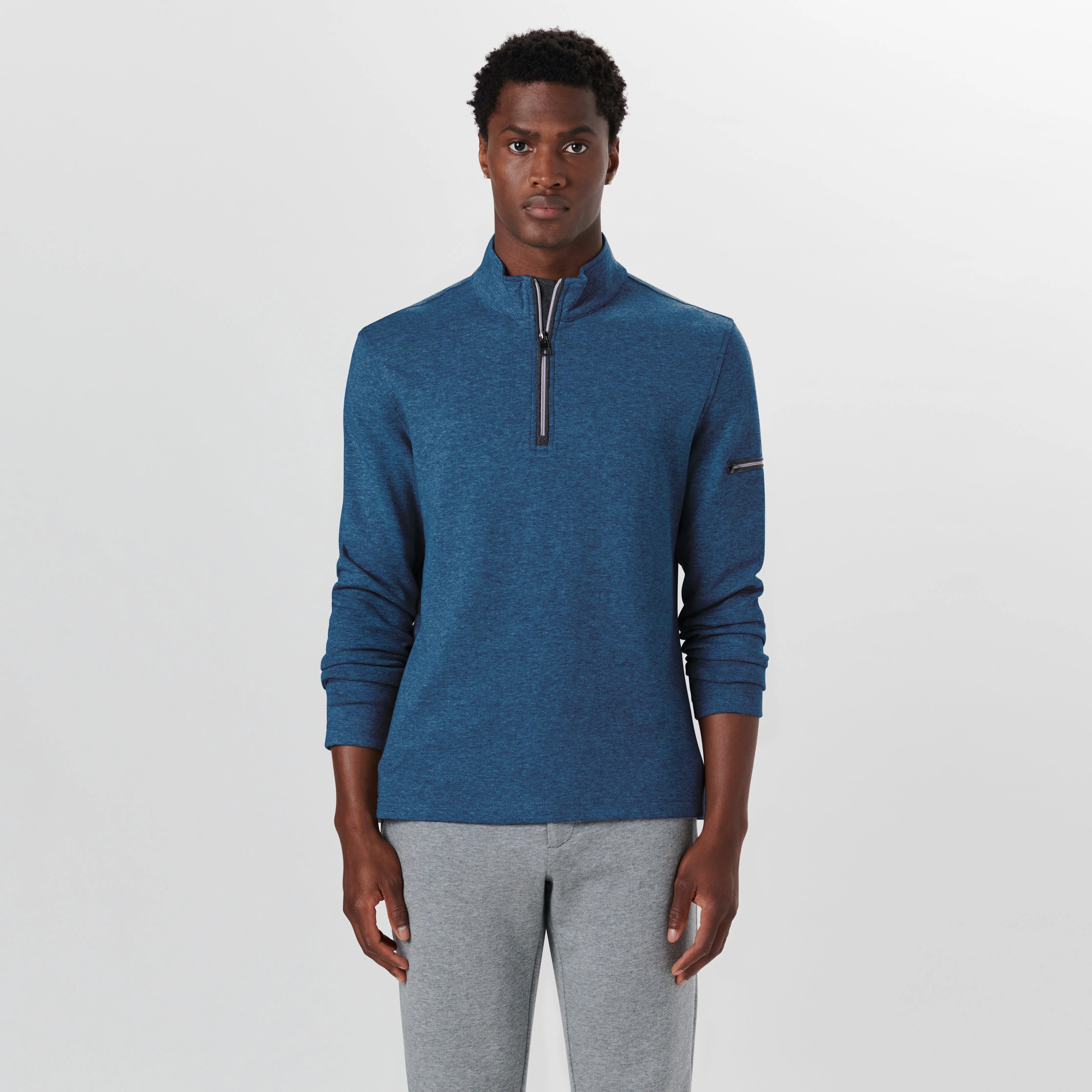 Quarter Zip Pullover Sweatshirt sold by Bugatchi product image thumbnail 2