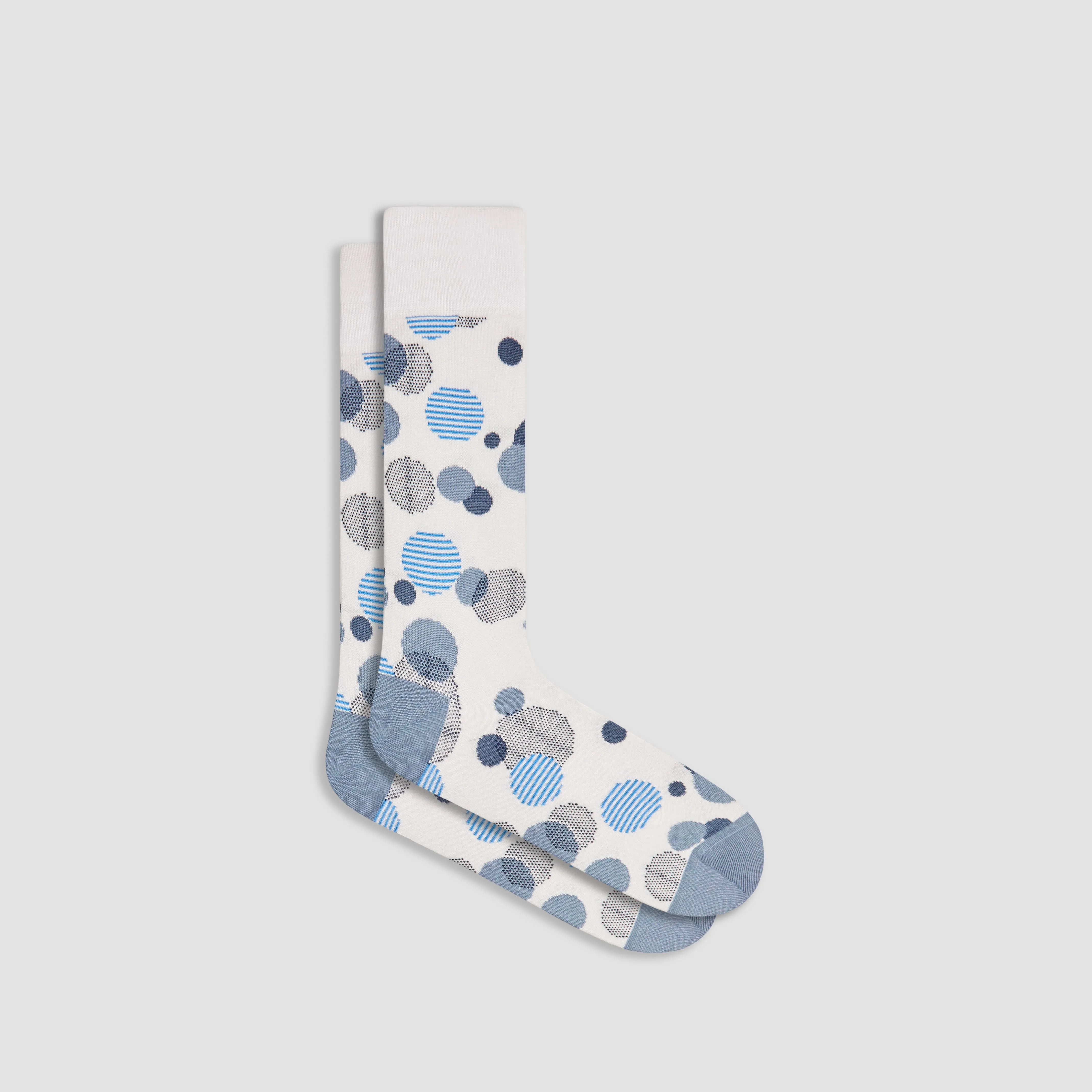 Geometric Mid-Calf Socks sold by Bugatchi