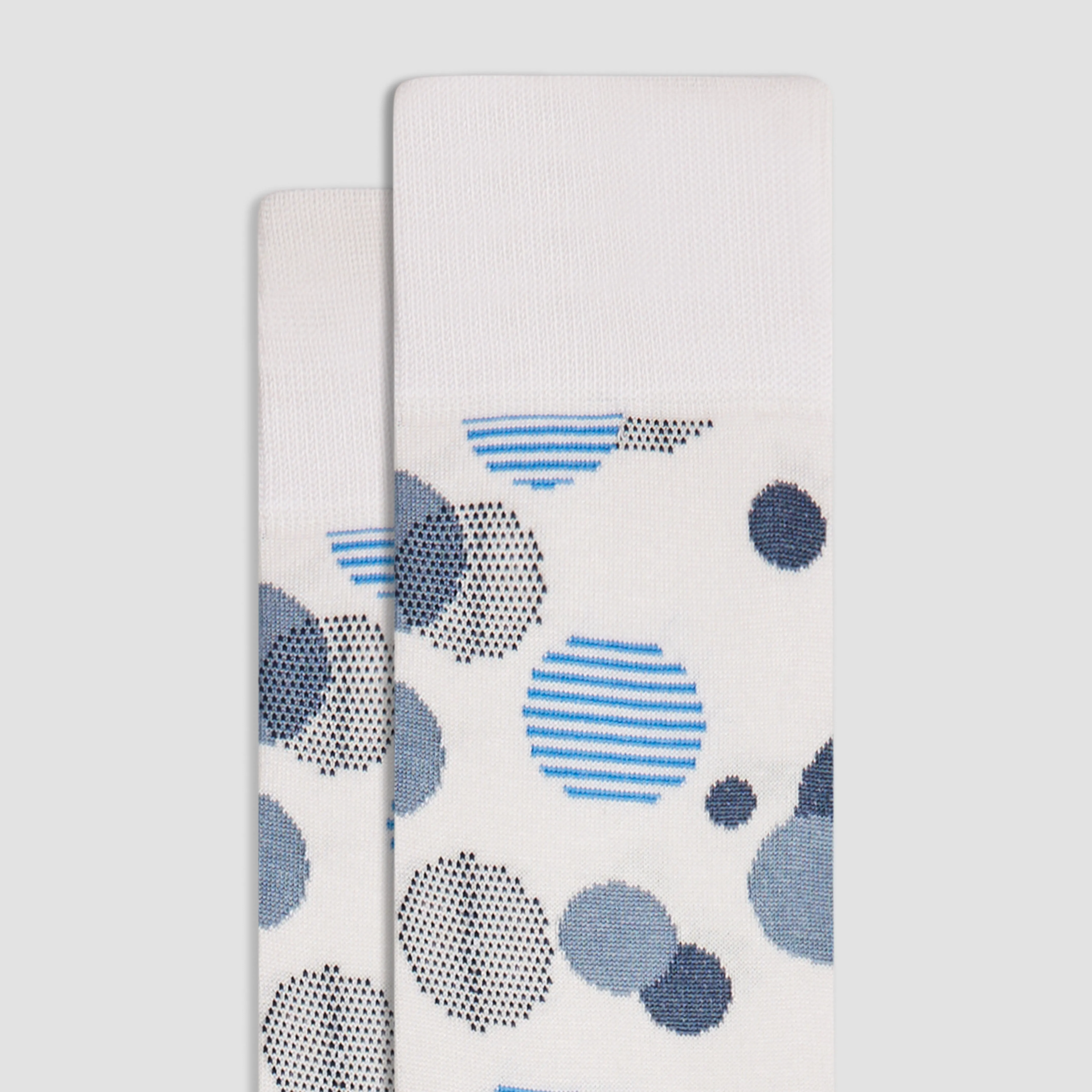 Geometric Mid-Calf Socks sold by Bugatchi product image thumbnail 2