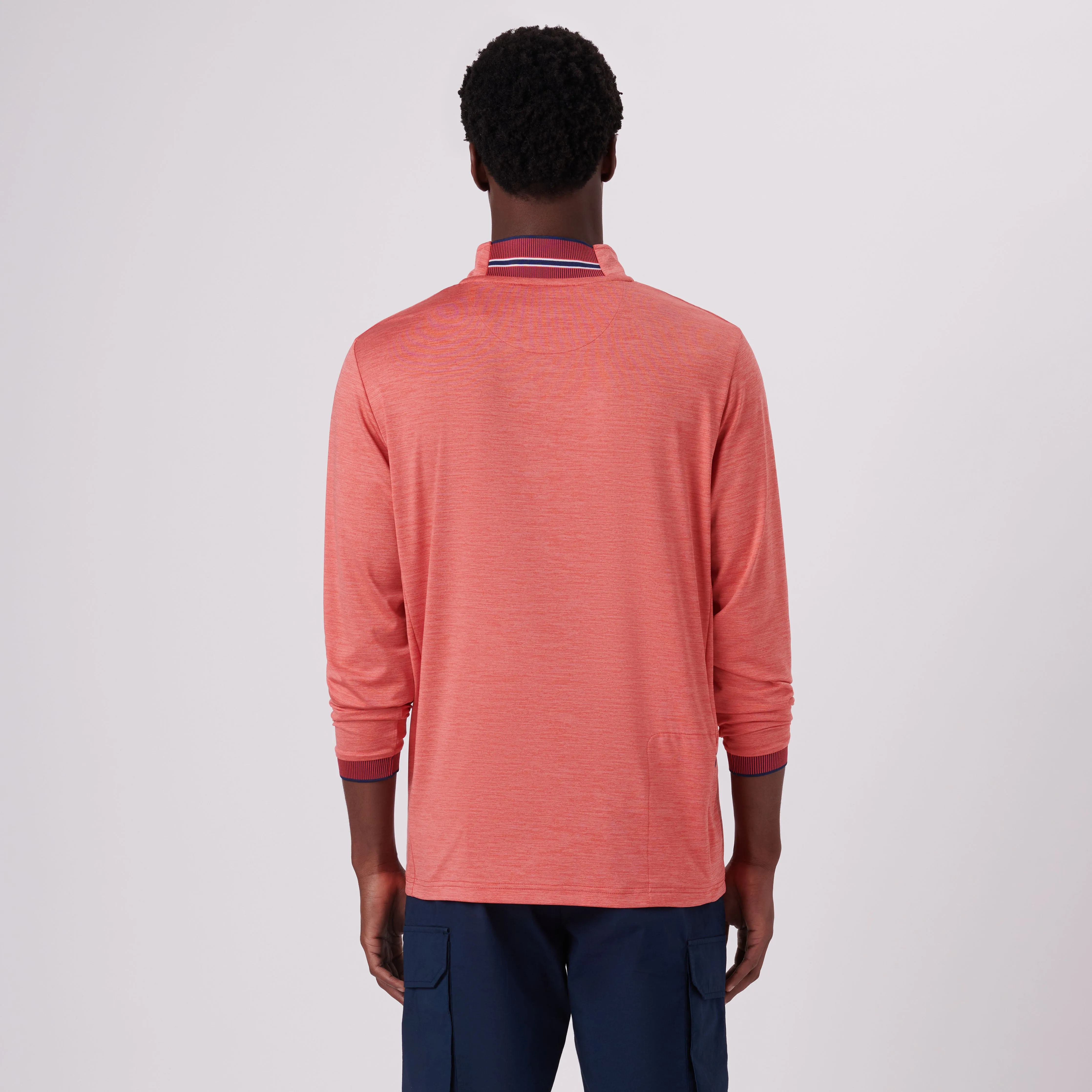 Performance Quarter-Zip Pullover sold by Bugatchi product image thumbnail 4