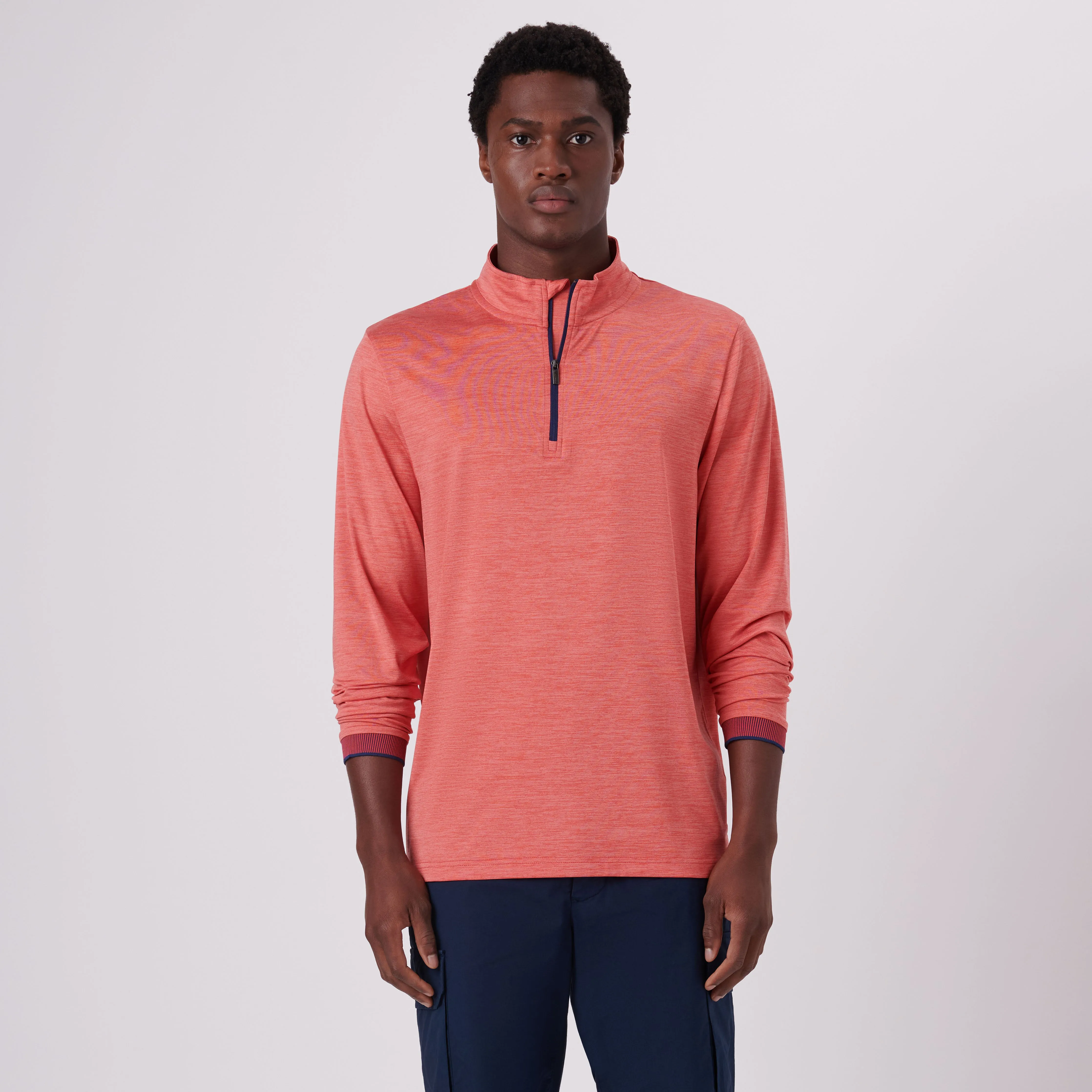 Performance Quarter-Zip Pullover sold by Bugatchi product image thumbnail 2