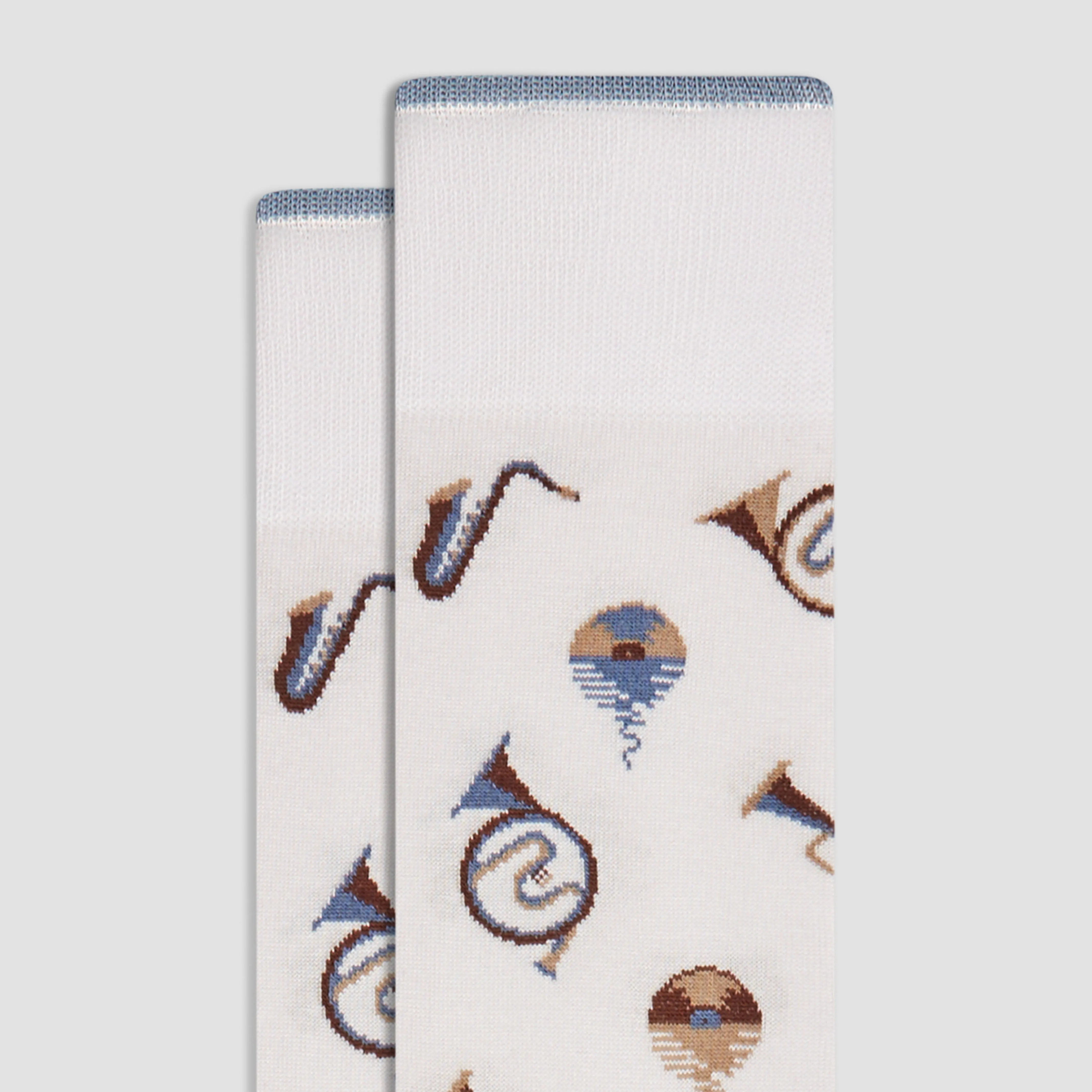 Musical Mid-Calf Socks sold by Bugatchi product image thumbnail 2