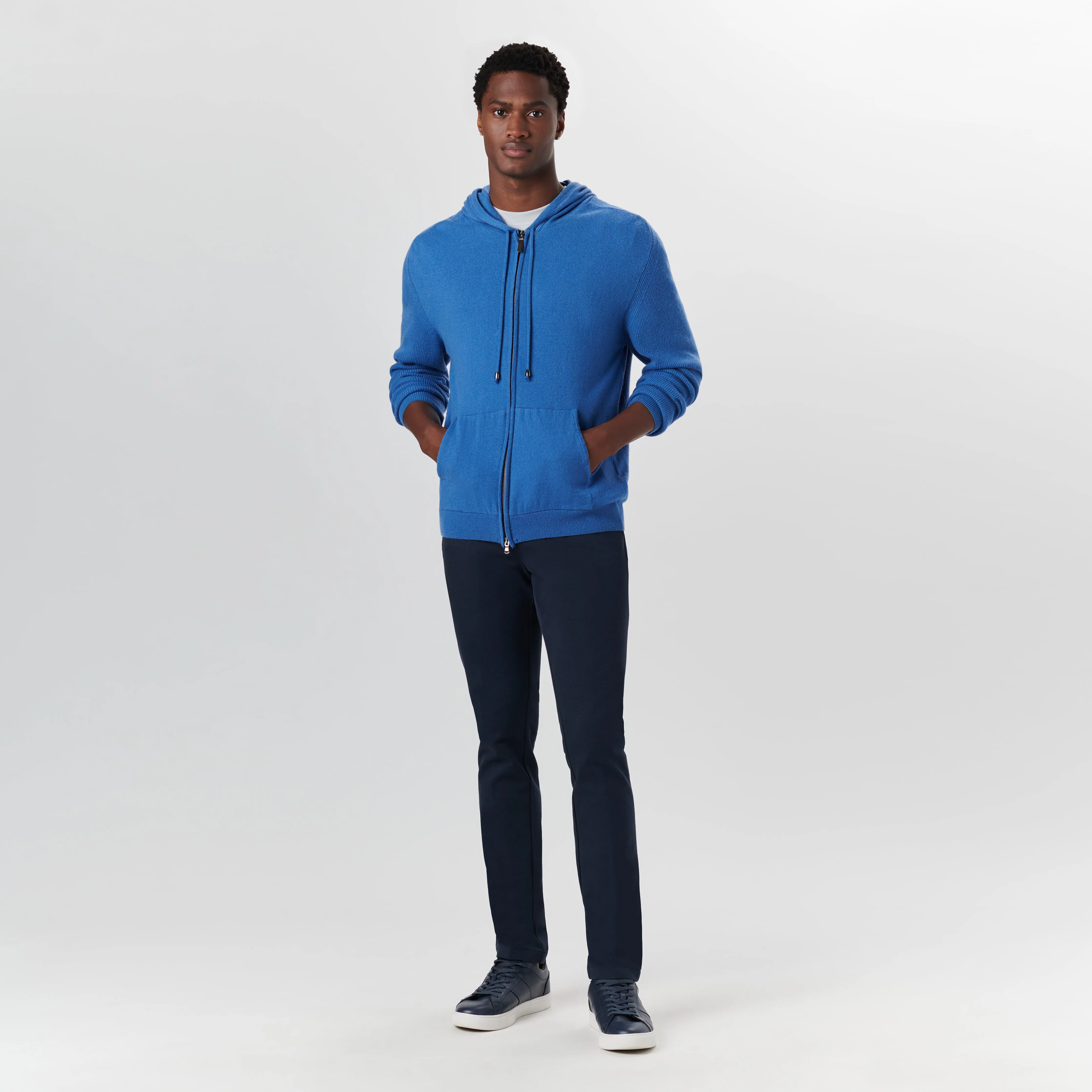 Full Zip Sweater With Hood sold by Bugatchi product image thumbnail 5