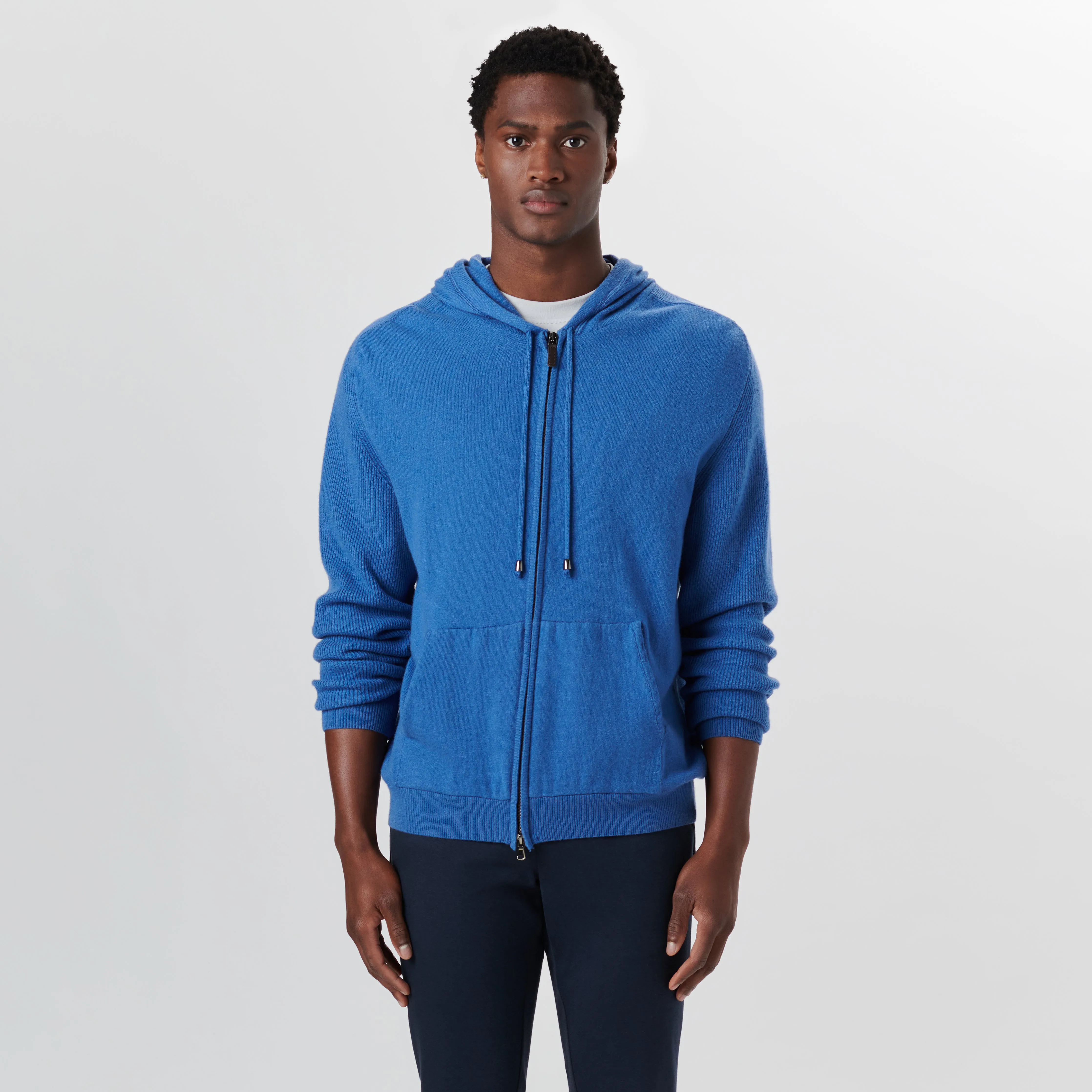 Full Zip Sweater With Hood sold by Bugatchi product image thumbnail 2