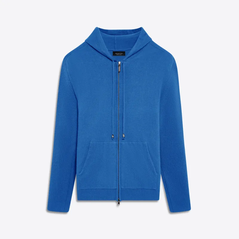 Full Zip Sweater With Hood sold by Bugatchi