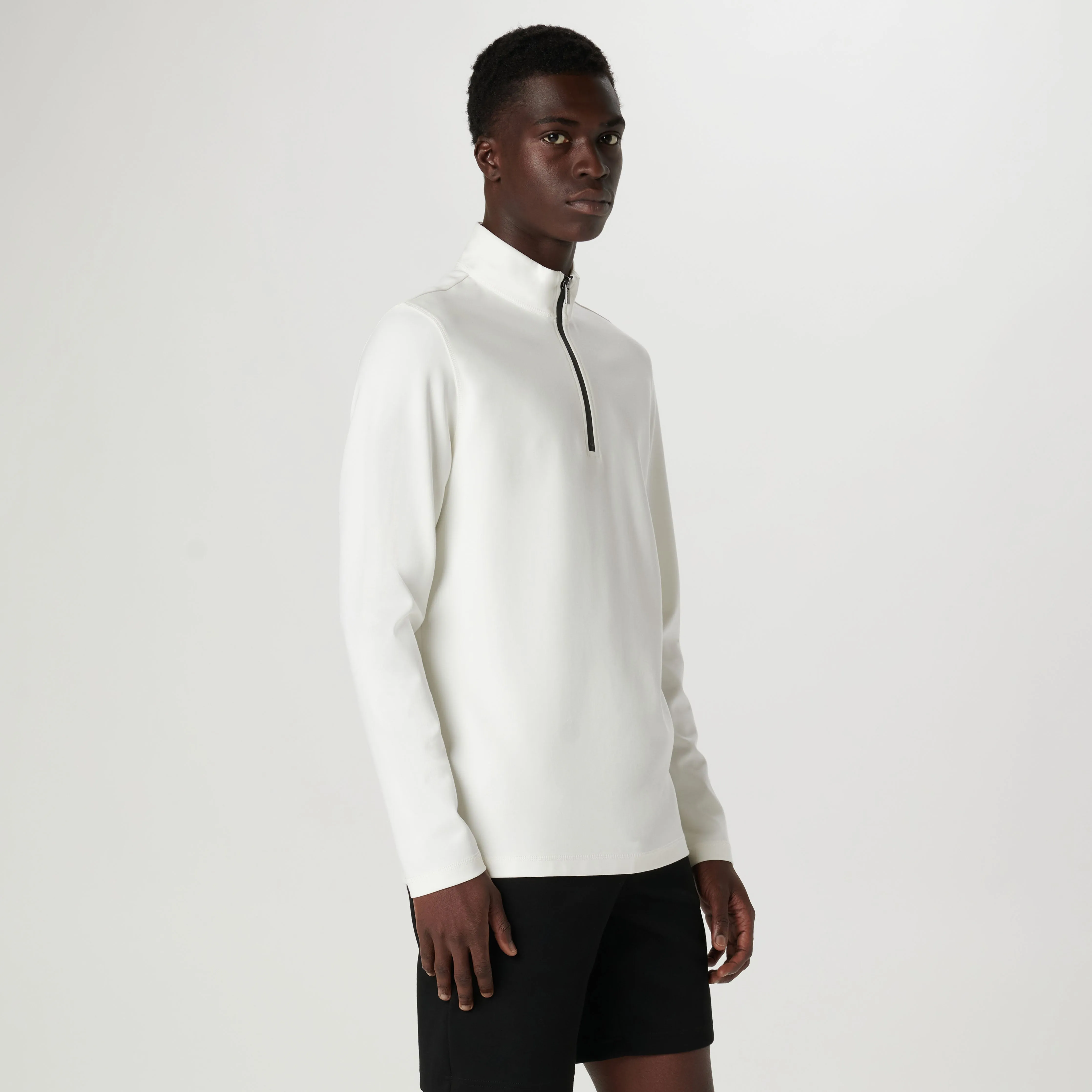 Performance Quarter Zip Pull Over sold by Bugatchi product image thumbnail 3