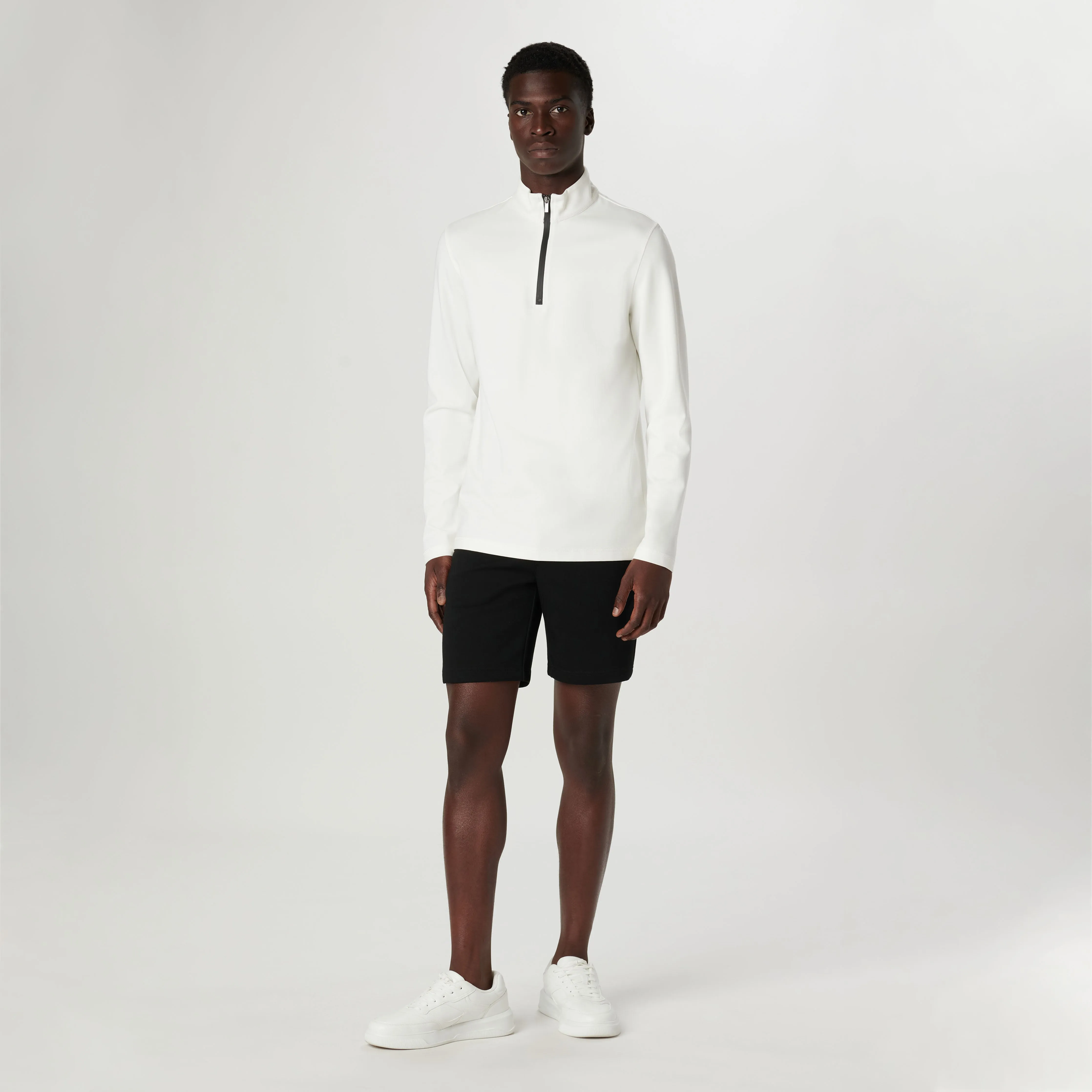 Performance Quarter Zip Pull Over sold by Bugatchi product image thumbnail 5