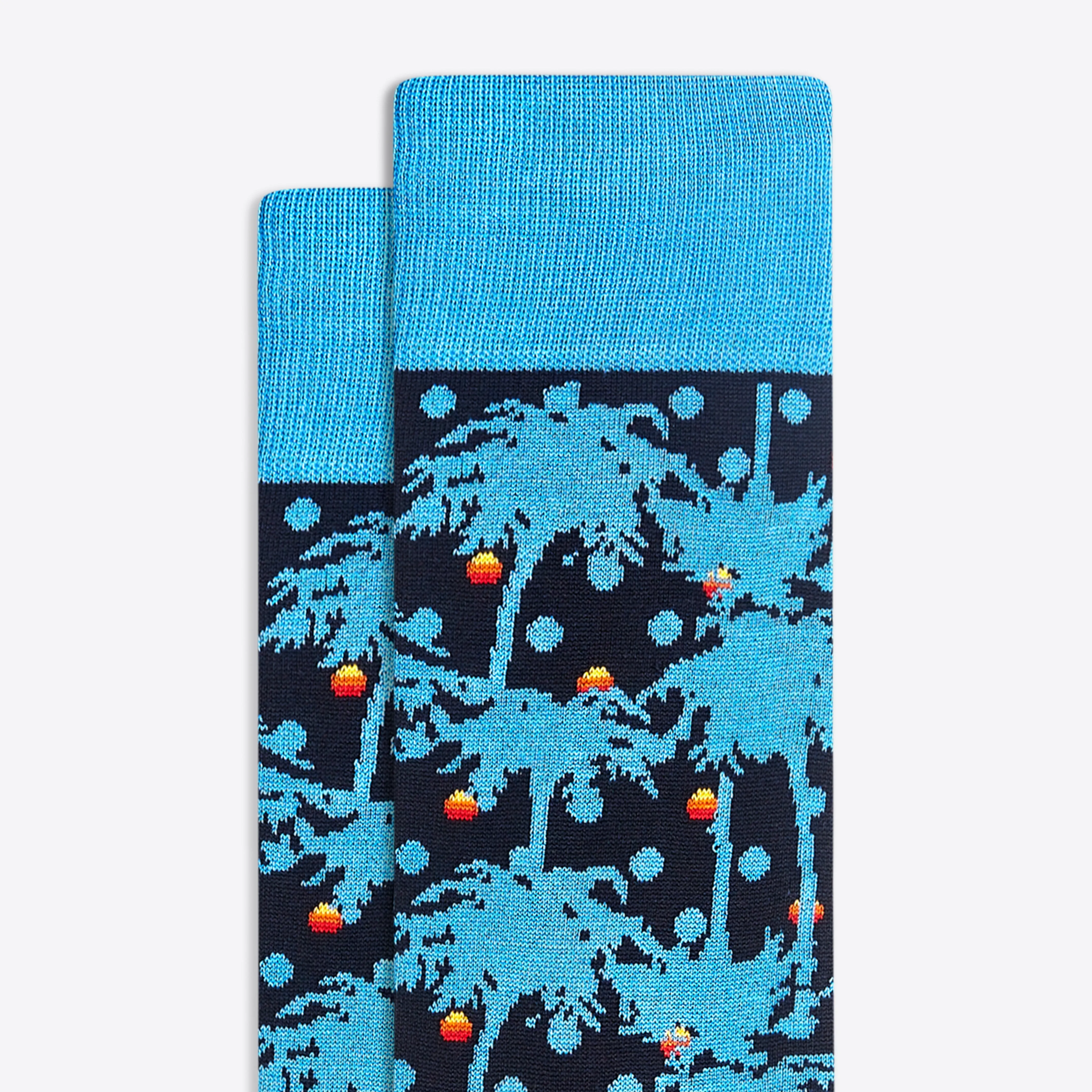 Tropical Sunset Mid-Calf Socks sold by Bugatchi product image thumbnail 2