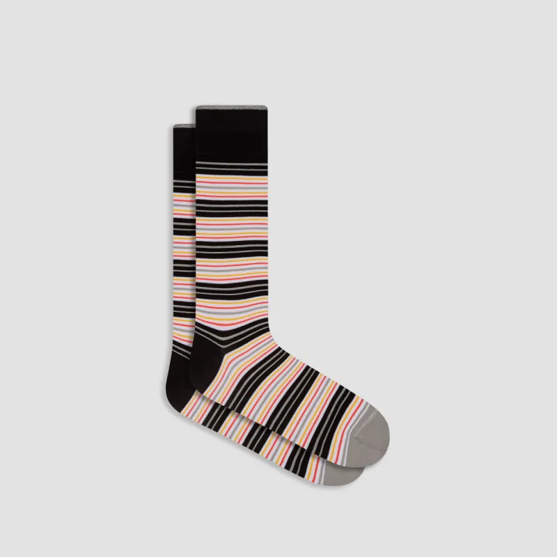 Striped Mid-Calf Socks sold by Bugatchi