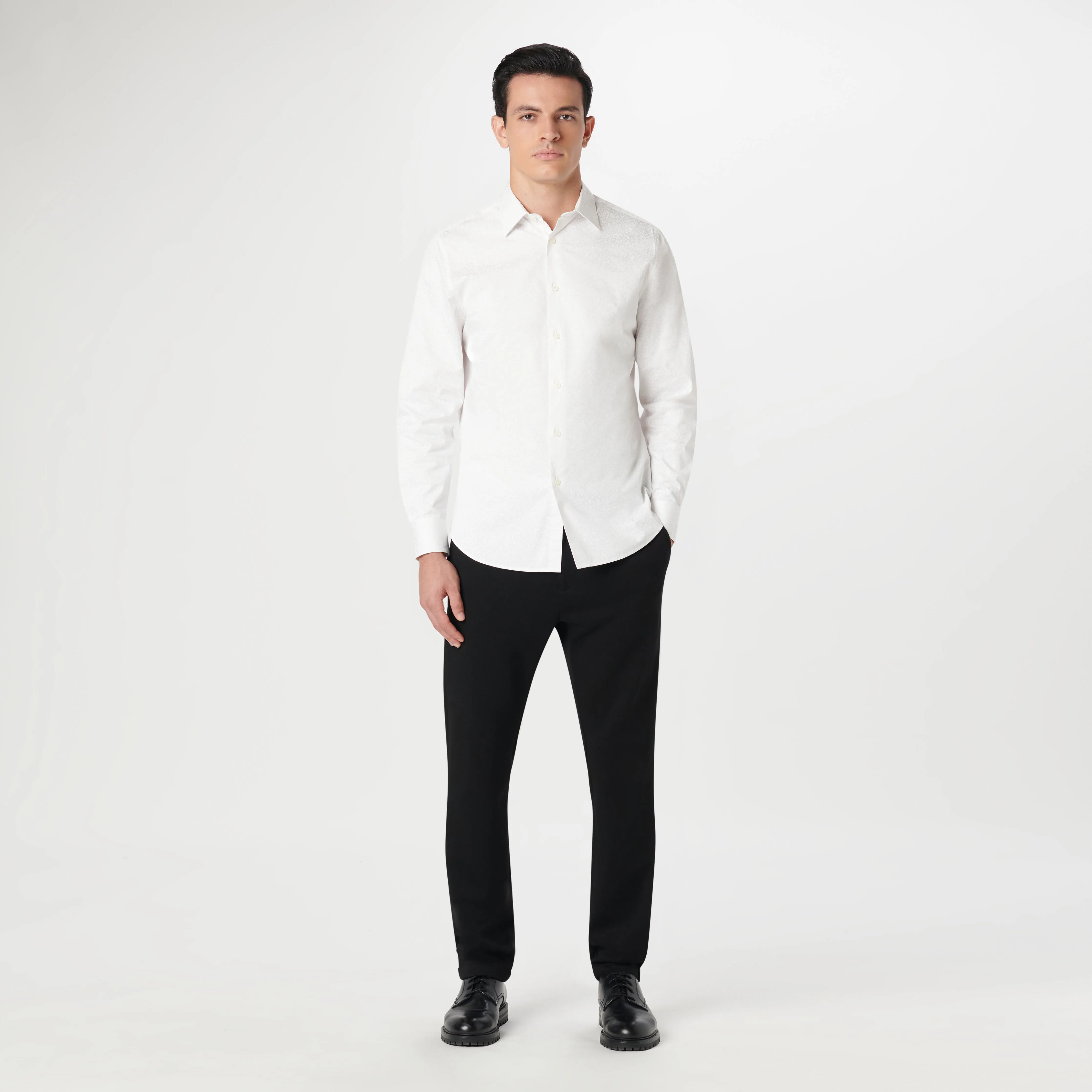 Julian Tonal Floral Shirt sold by Bugatchi product image thumbnail 5