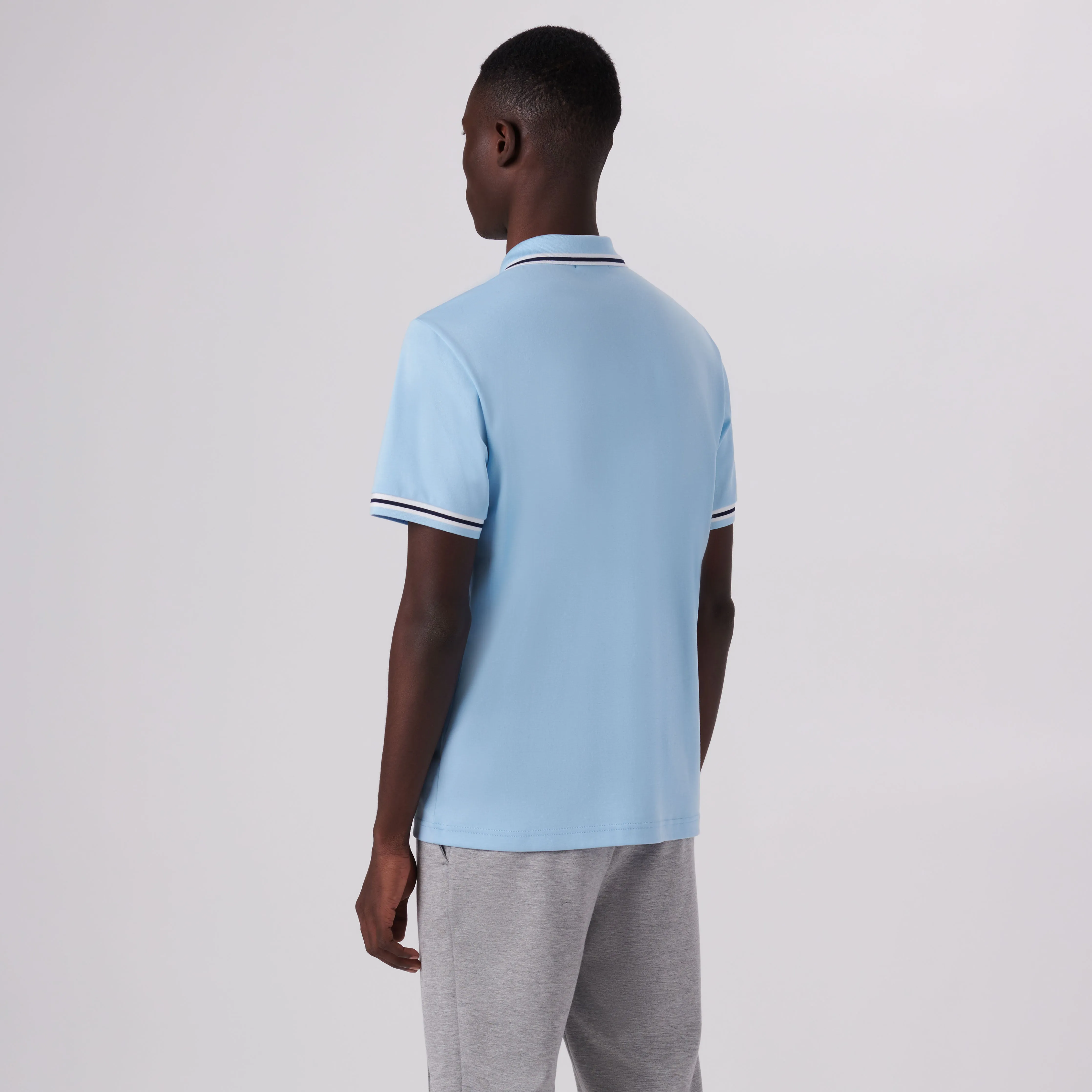 Quarter Zip Polo Shirt sold by Bugatchi product image thumbnail 4