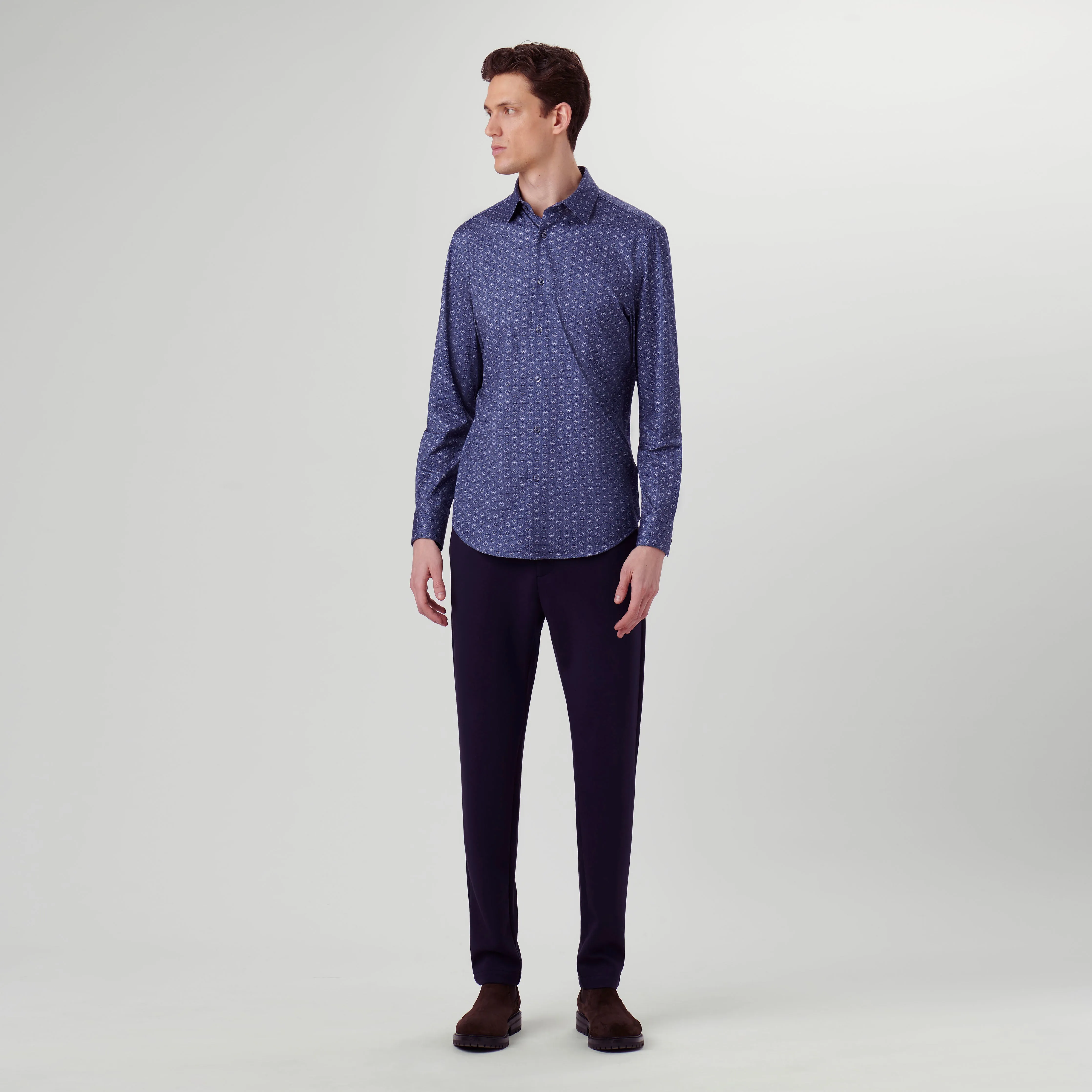 James Abstract OoohCotton Shirt sold by Bugatchi product image thumbnail 5