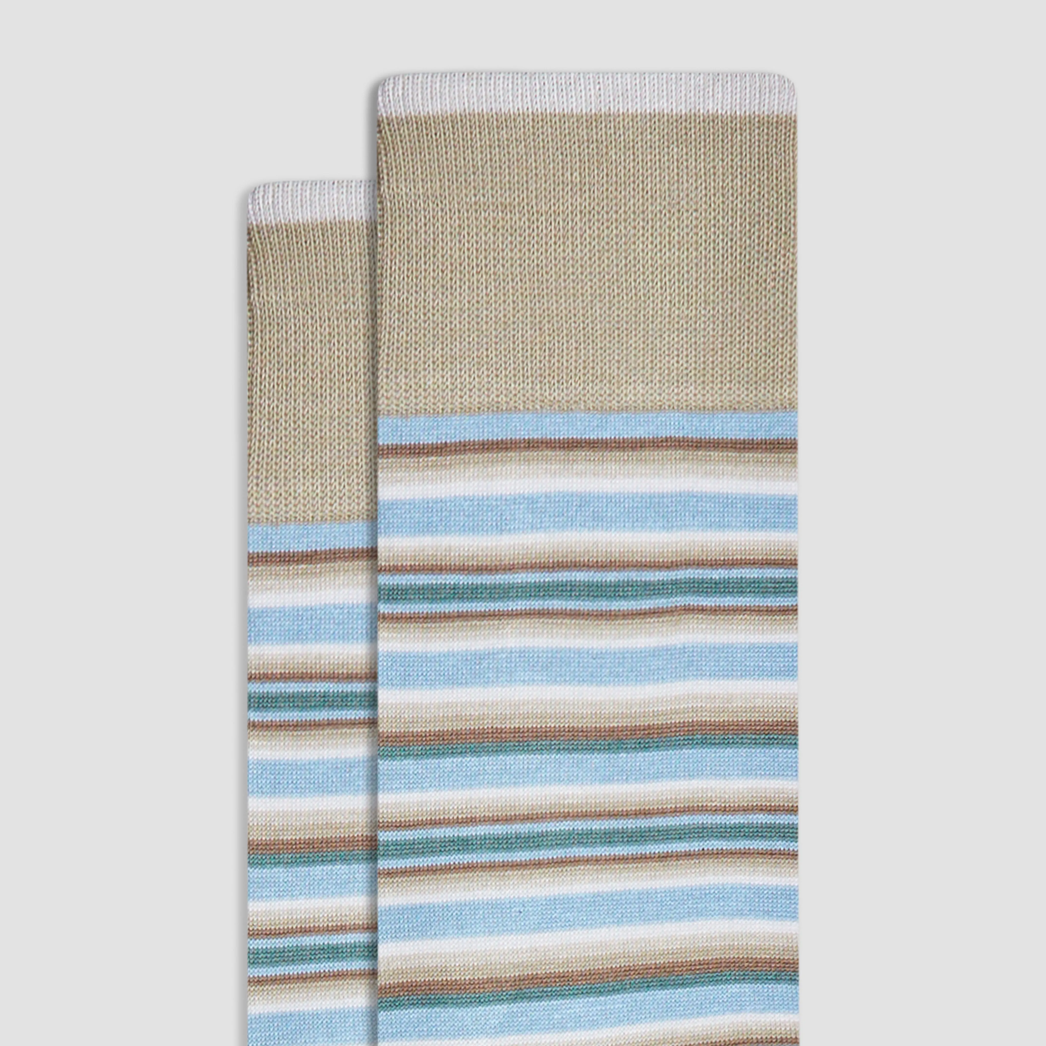 Striped Mid-Calf Socks sold by Bugatchi product image thumbnail 2