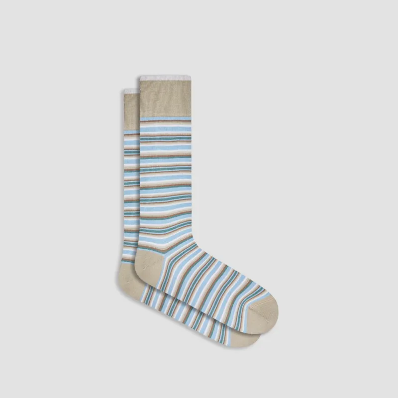Striped Mid-Calf Socks sold by Bugatchi