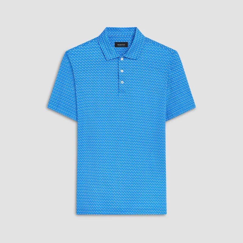 Victor Palm Trees Print OoohCotton Polo sold by Bugatchi