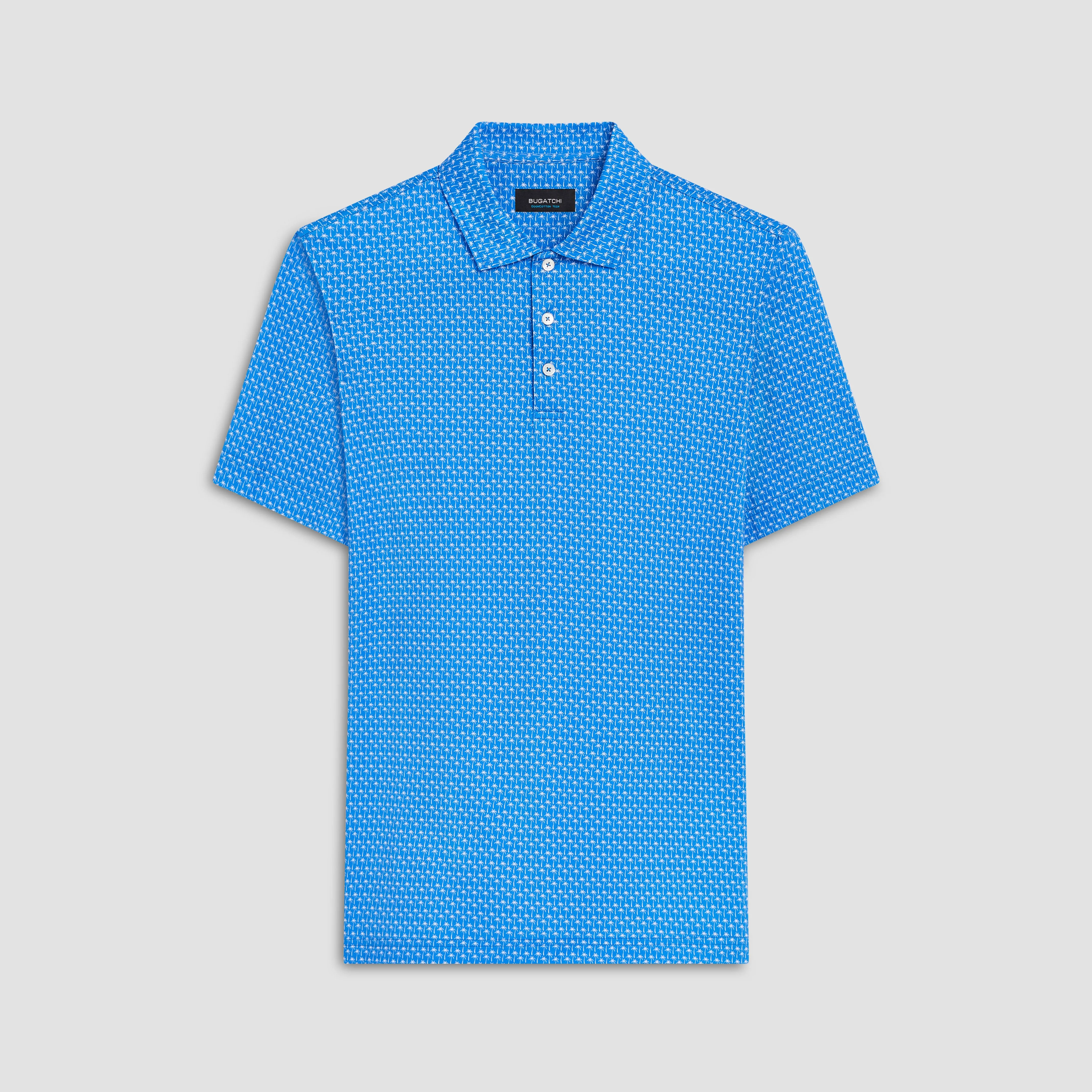 Victor Palm Trees Print OoohCotton Polo sold by Bugatchi