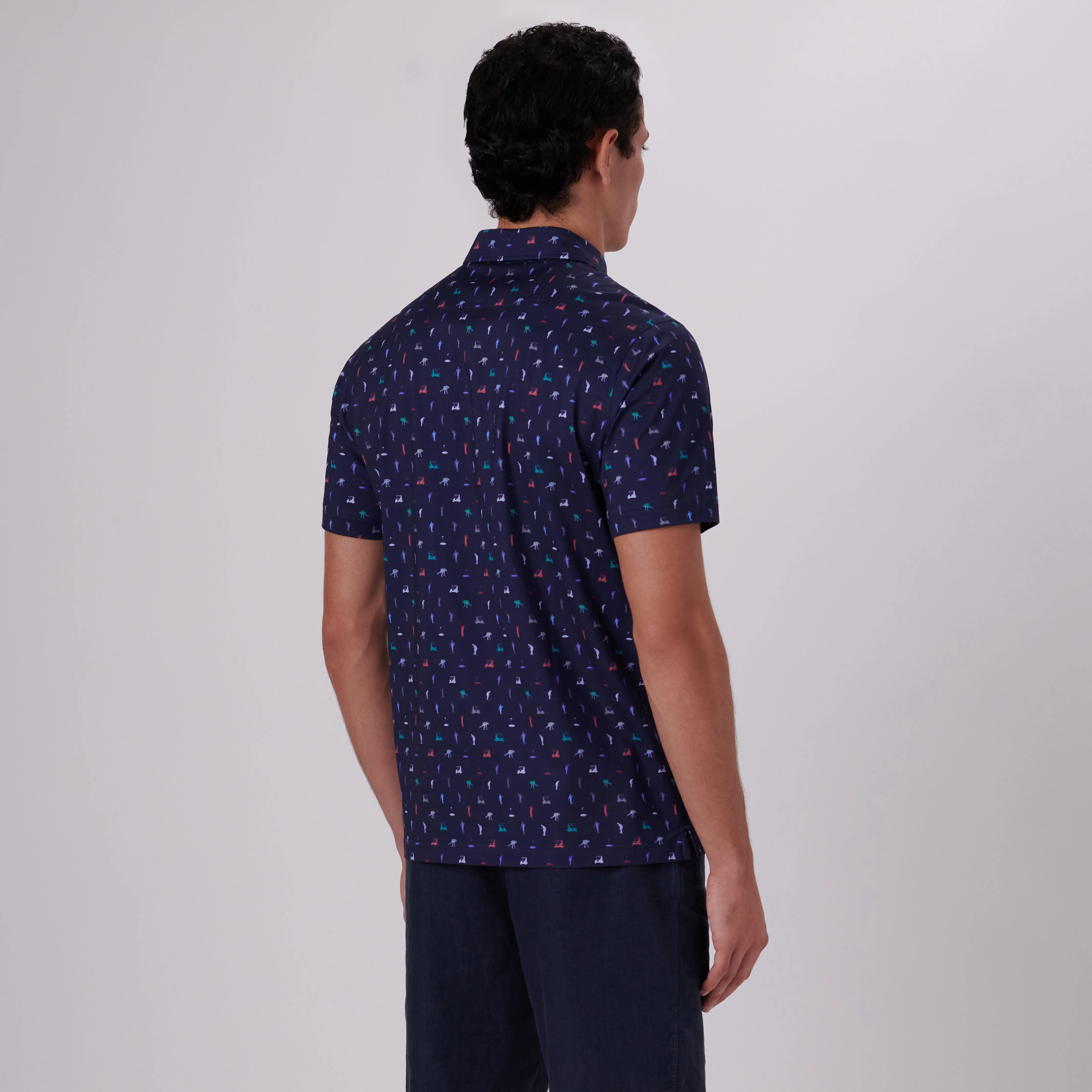 Victor Golf Print OoohCotton Polo sold by Bugatchi product image thumbnail 4