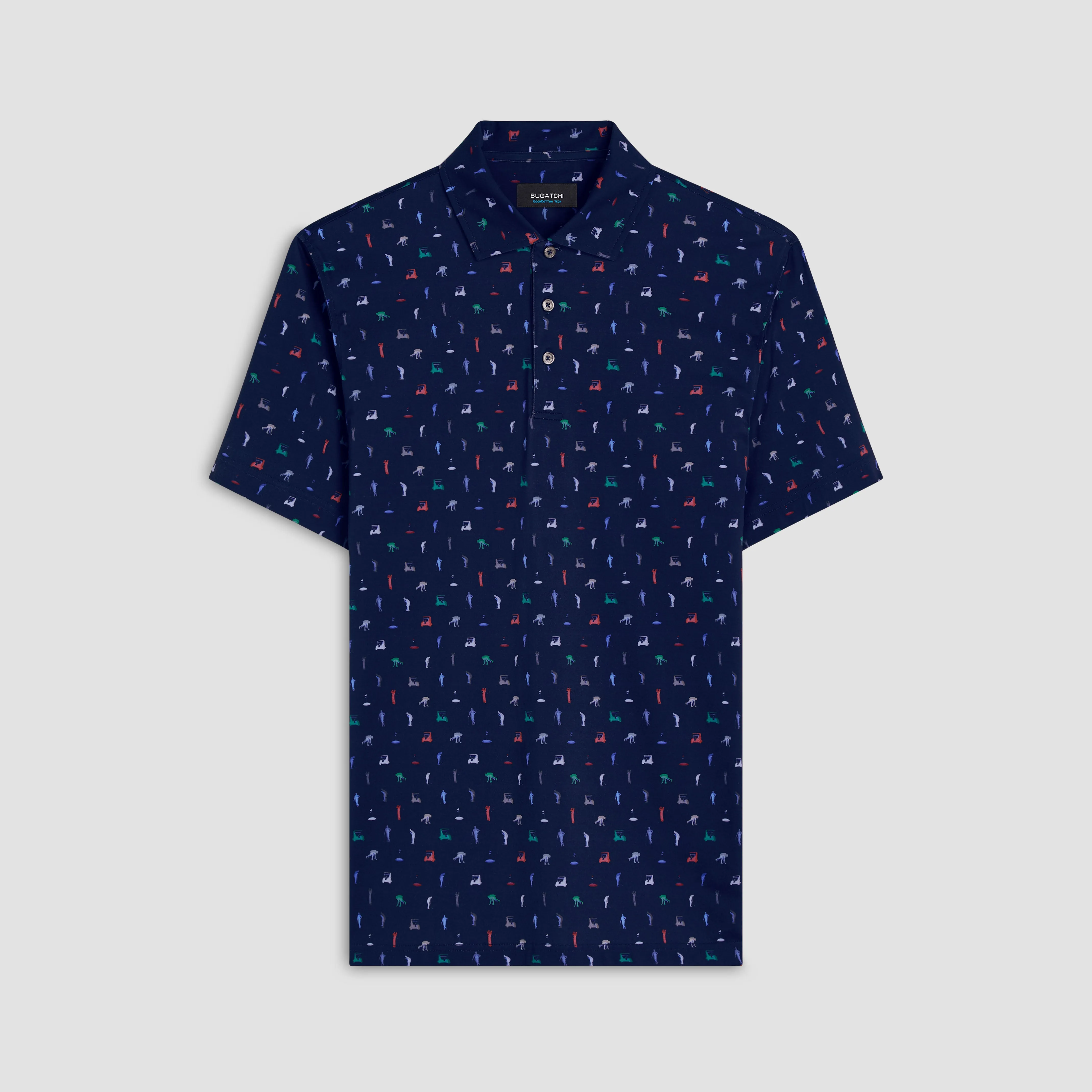 Victor Golf Print OoohCotton Polo sold by Bugatchi