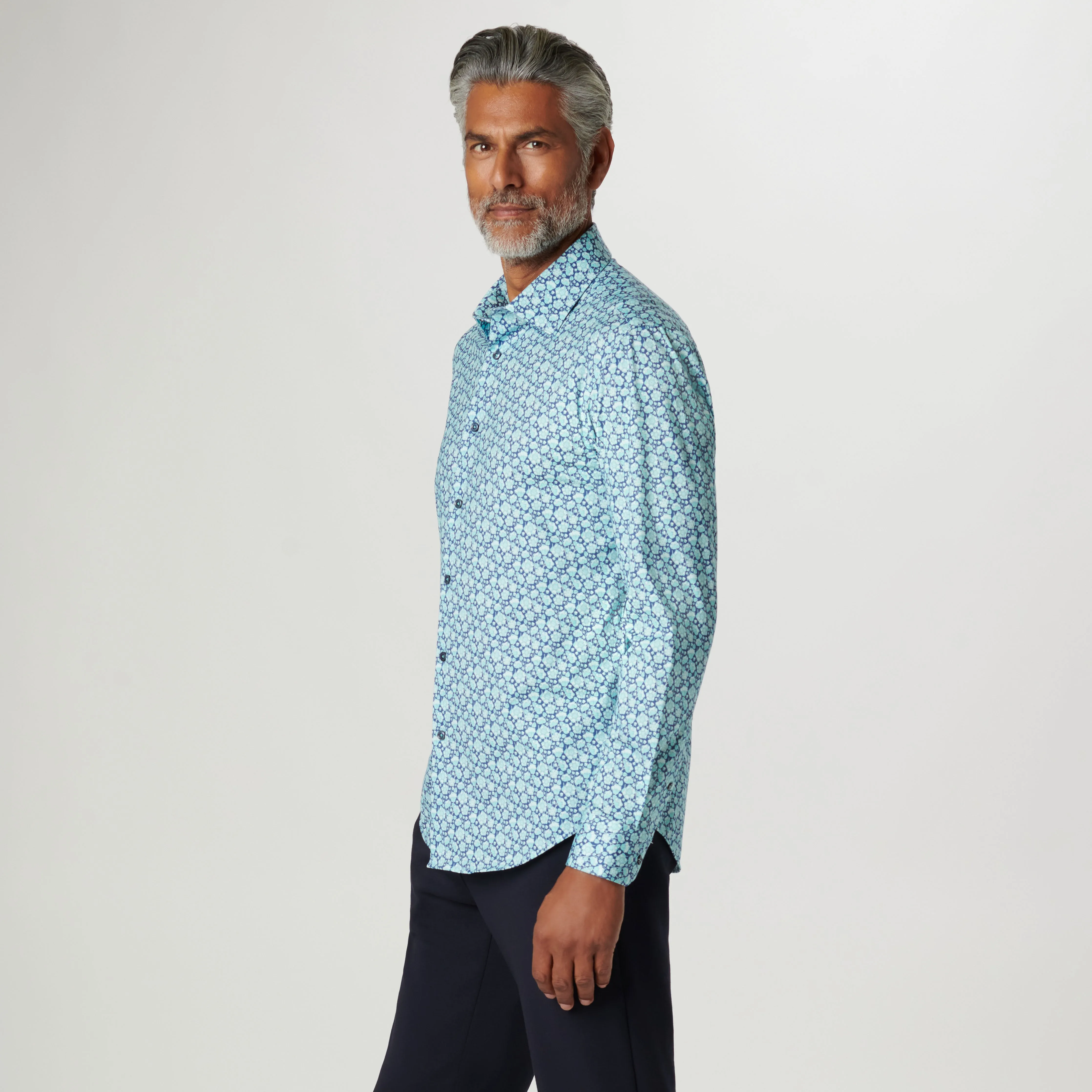 James Floral OoohCotton Shirt sold by Bugatchi product image thumbnail 3