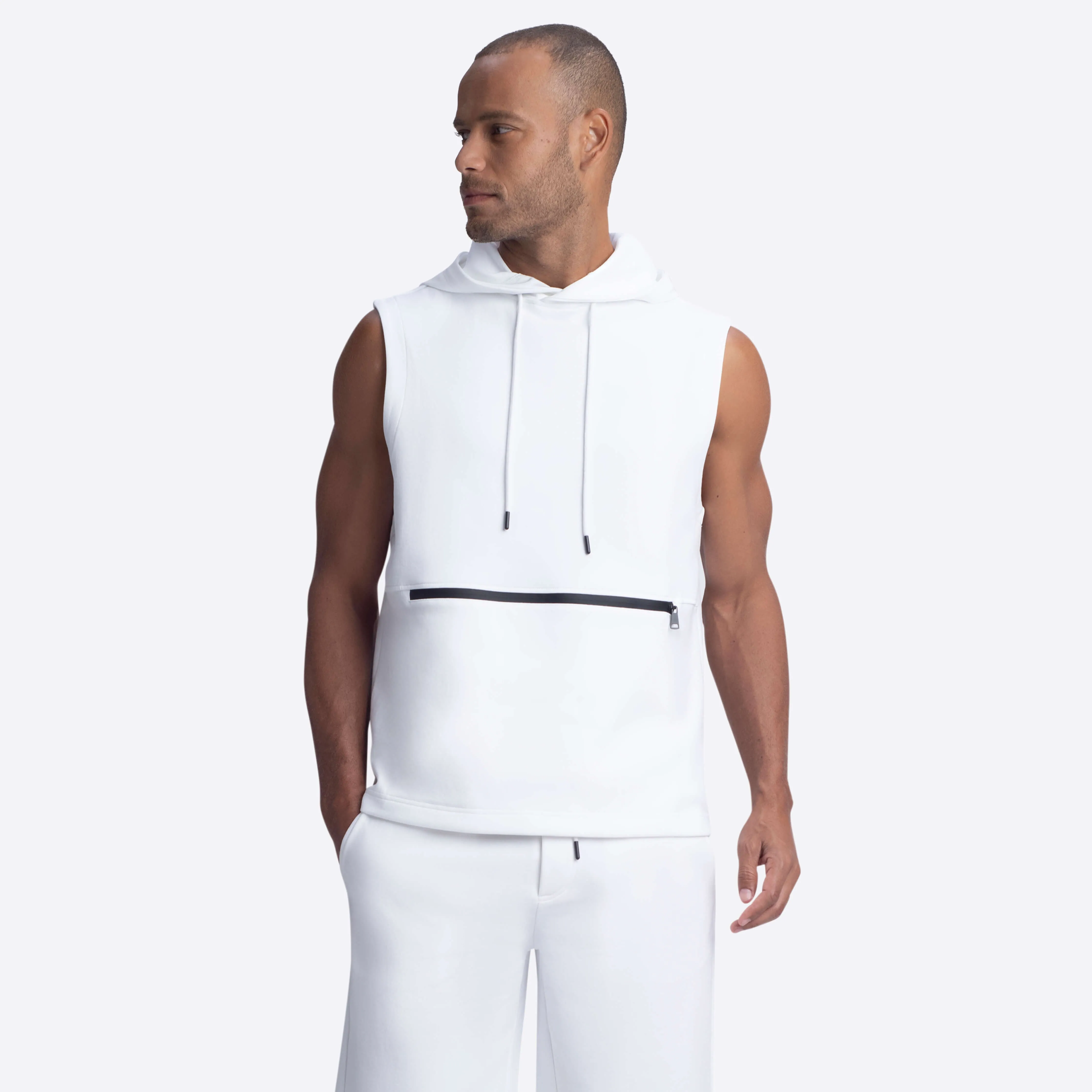 Sweatshirt Hooded Vest sold by Bugatchi product image thumbnail 2