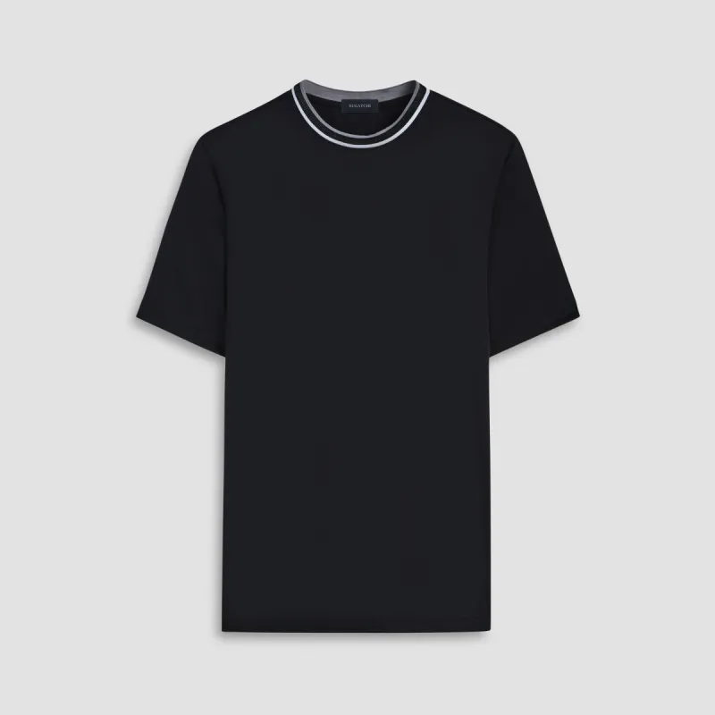 Crew Neck Pima T-Shirt sold by Bugatchi