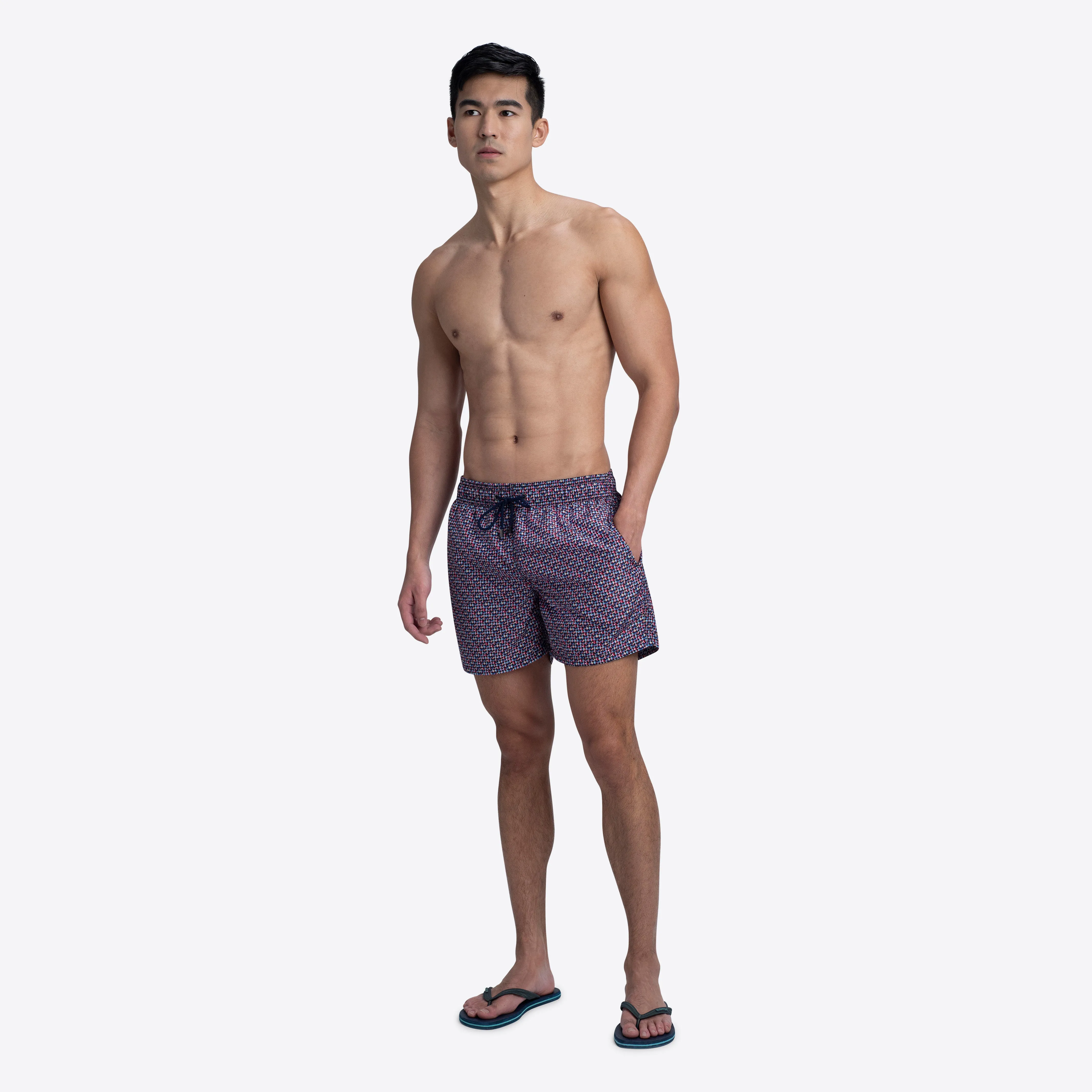 MAX Beach Ball Print Swim Trunks sold by Bugatchi product image thumbnail 5