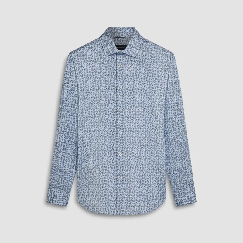 James Geometric OoohCotton Shirt sold by Bugatchi