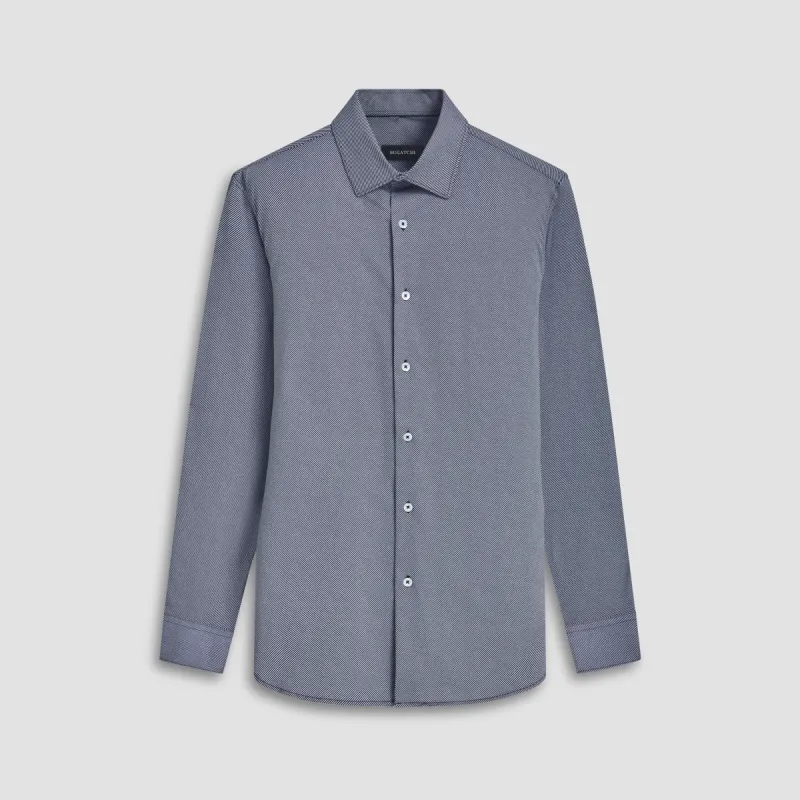 James Diagonal Pin Stripe OoohCotton Shirt sold by Bugatchi