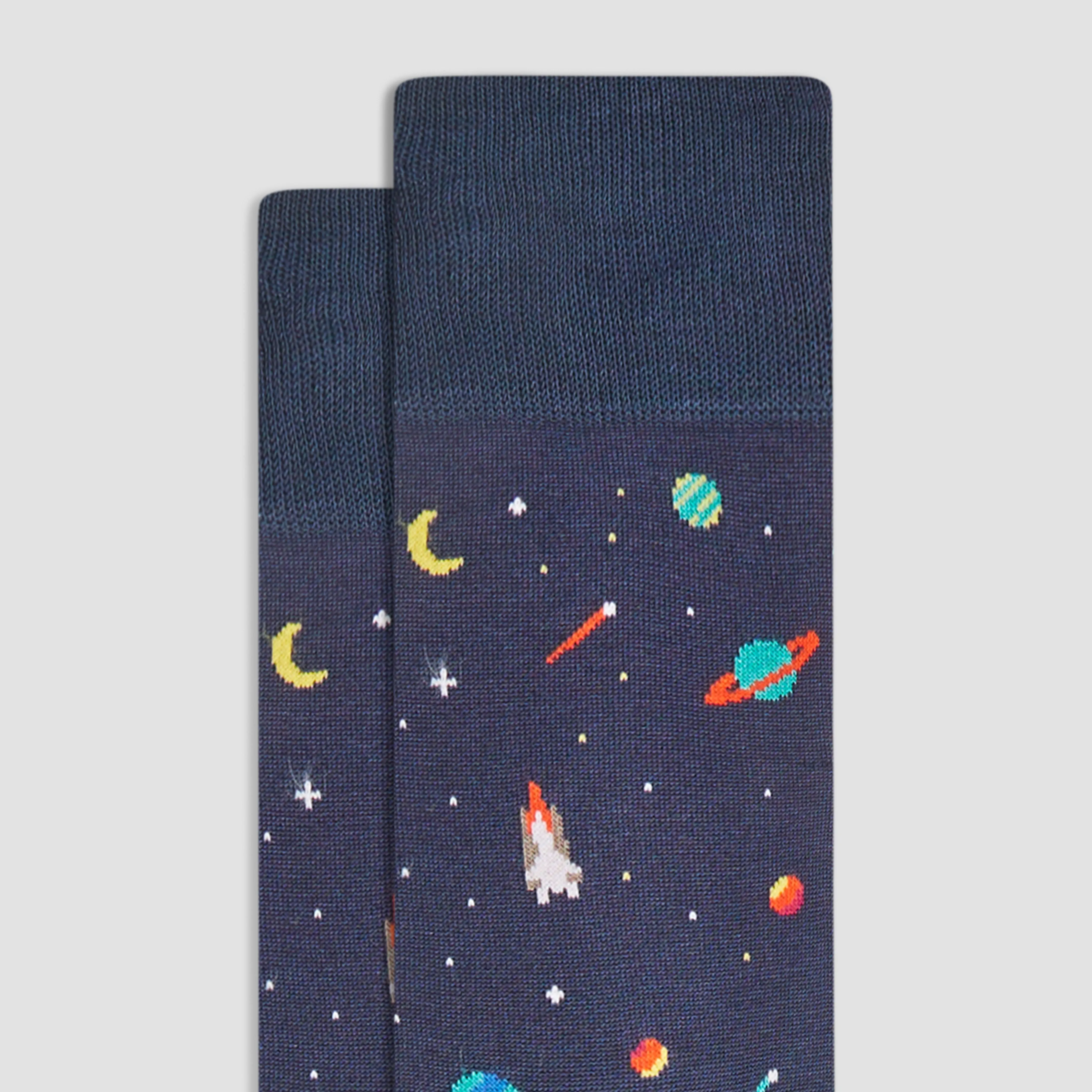 Cosmic Mid-Calf Socks sold by Bugatchi product image thumbnail 2