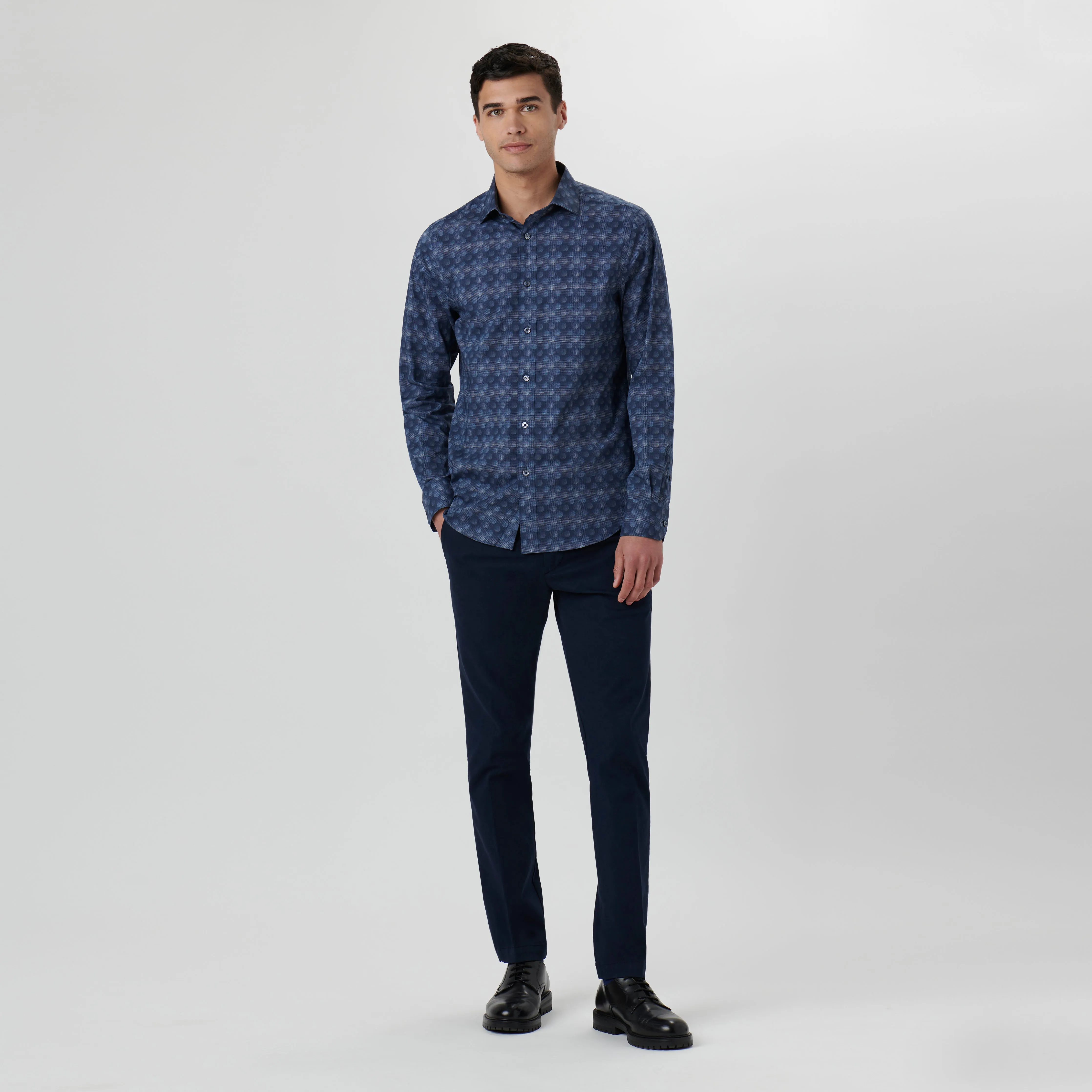 Axel Geometric Shirt sold by Bugatchi product image thumbnail 5