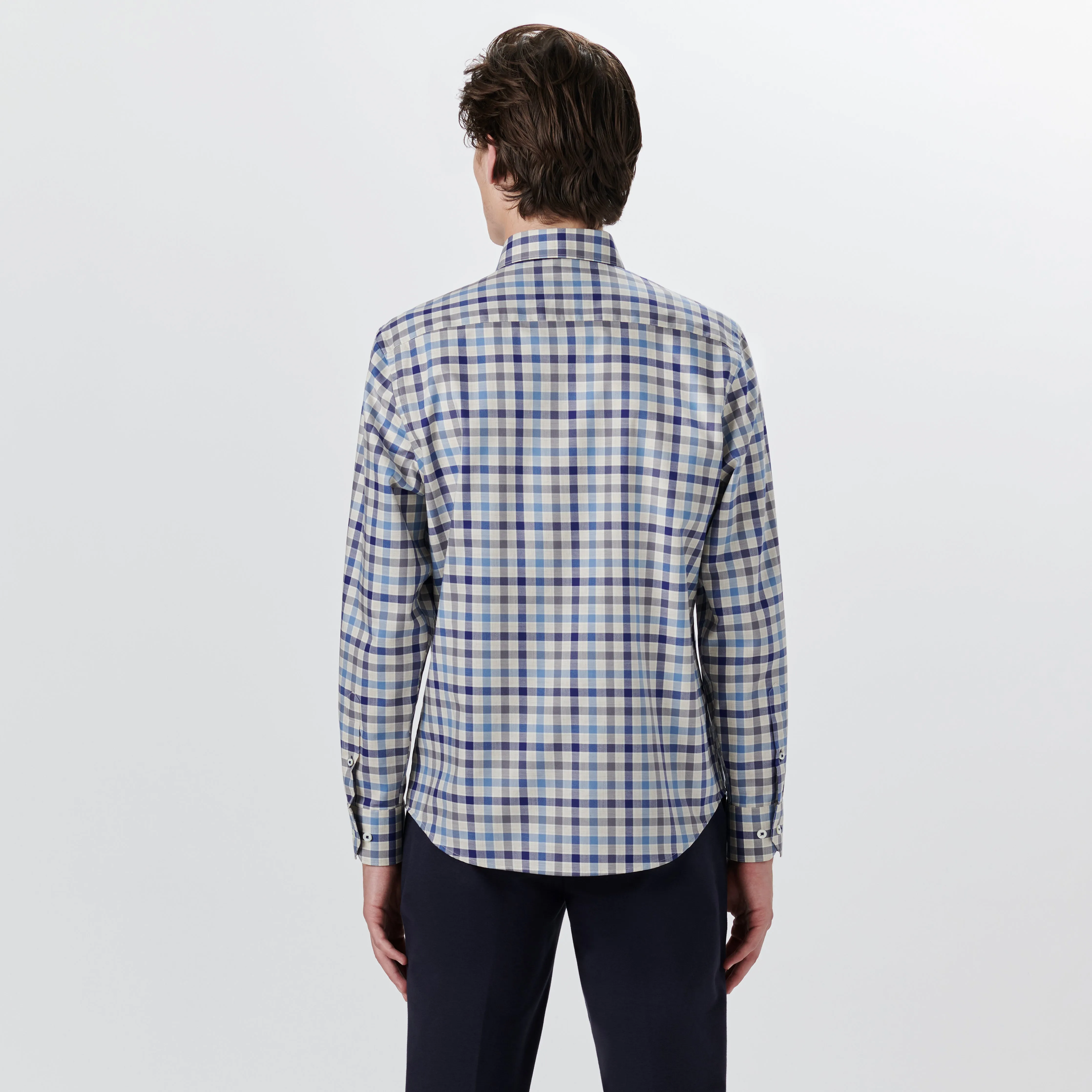 JULIAN Checkered Shirt sold by Bugatchi product image thumbnail 4