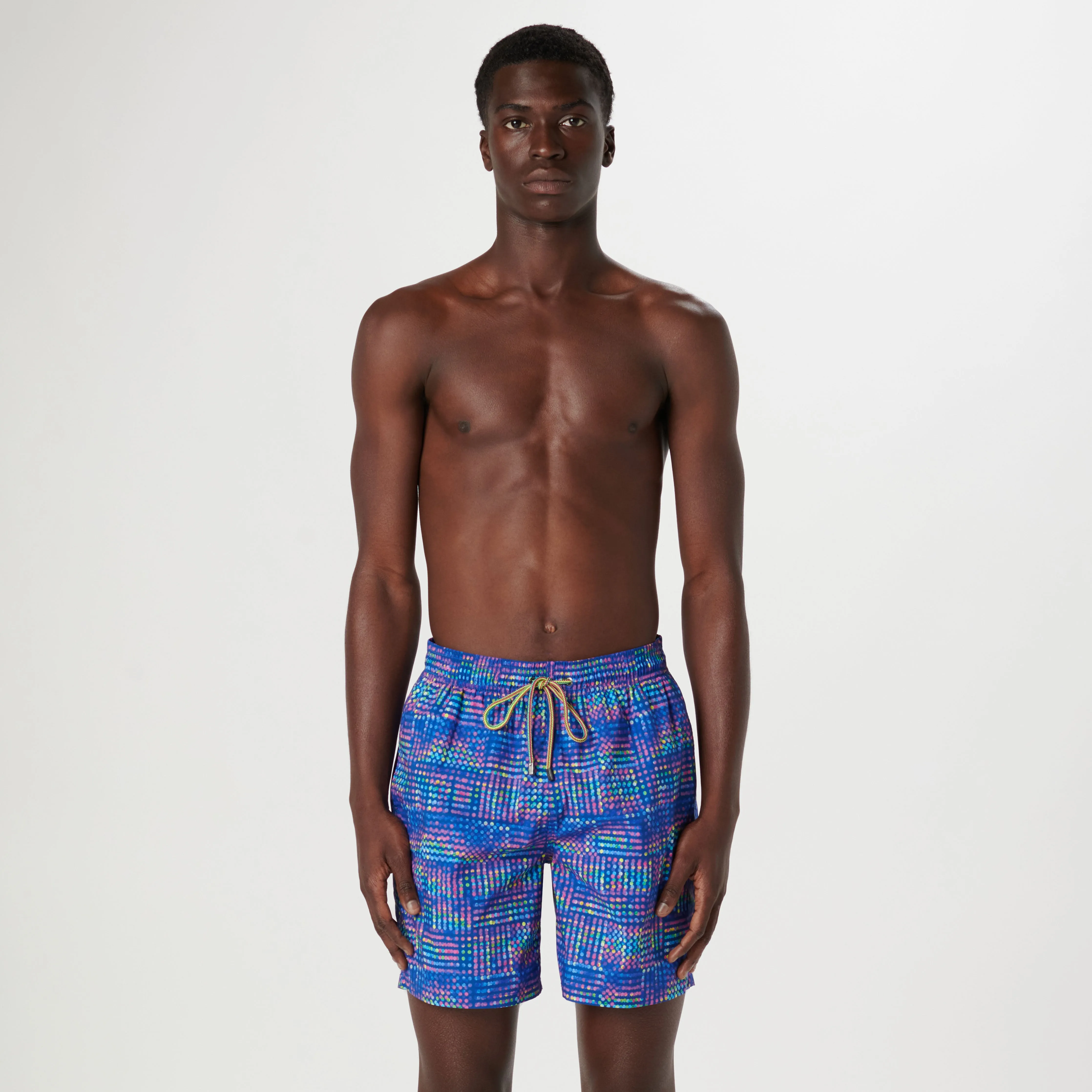 Adrian Geometric Swim Trunks sold by Bugatchi product image thumbnail 2
