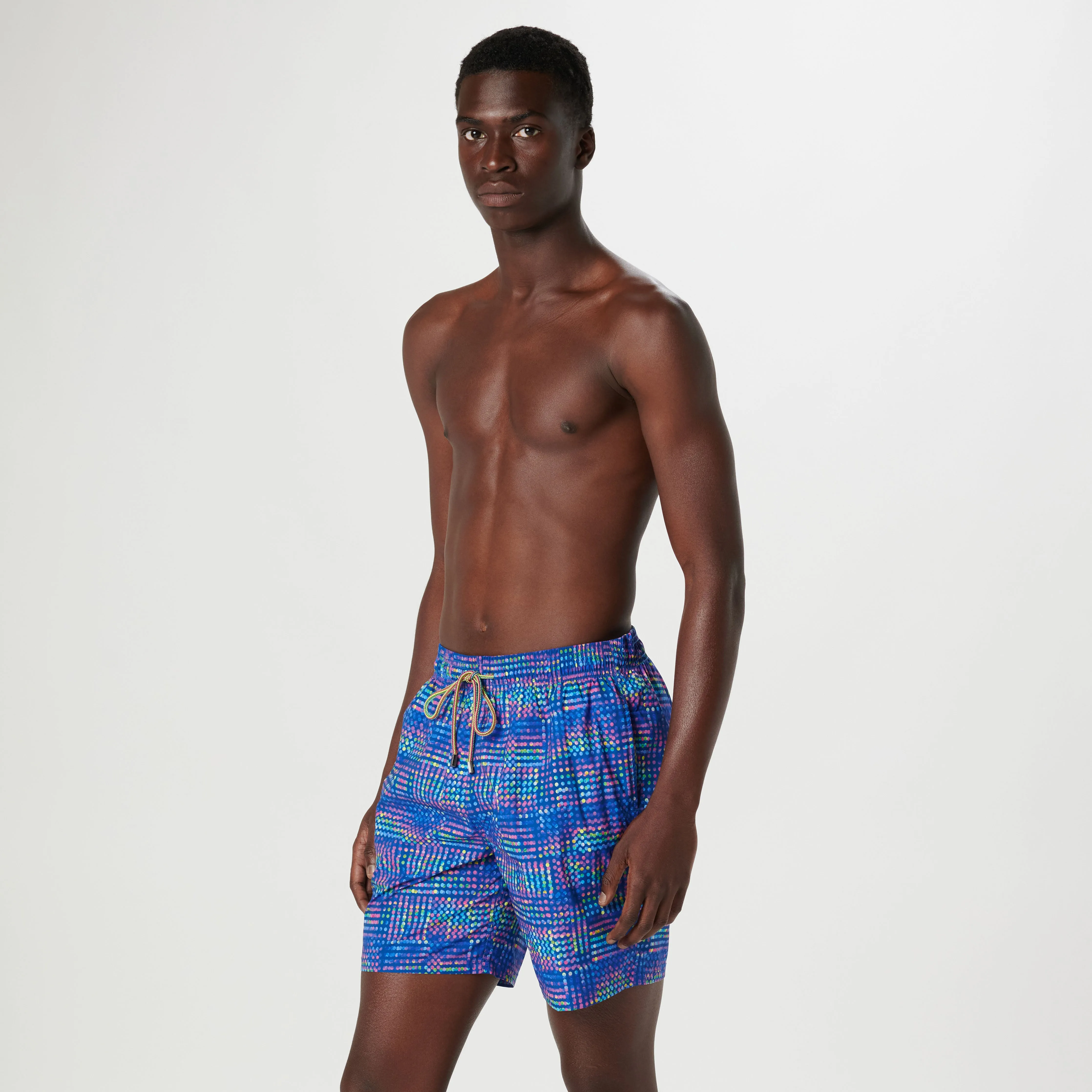 Adrian Geometric Swim Trunks sold by Bugatchi product image thumbnail 3