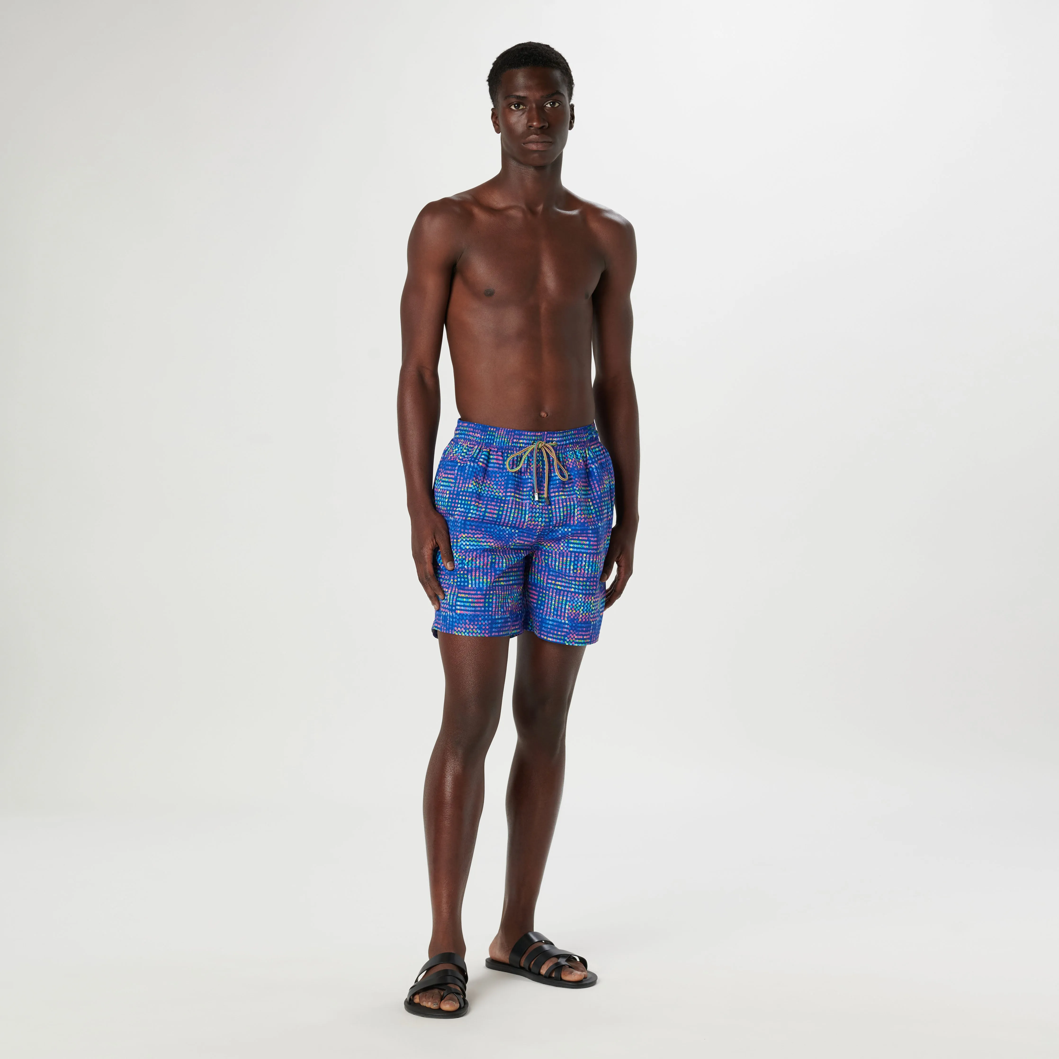Adrian Geometric Swim Trunks sold by Bugatchi product image thumbnail 5
