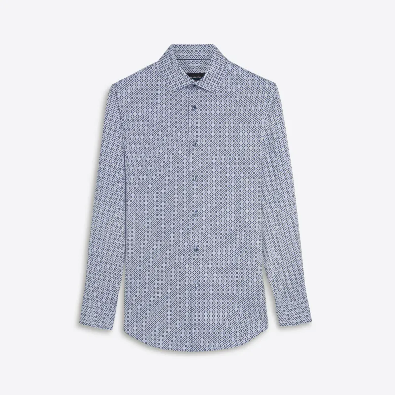 JAMES Geometric Print OoohCotton Shirt sold by Bugatchi