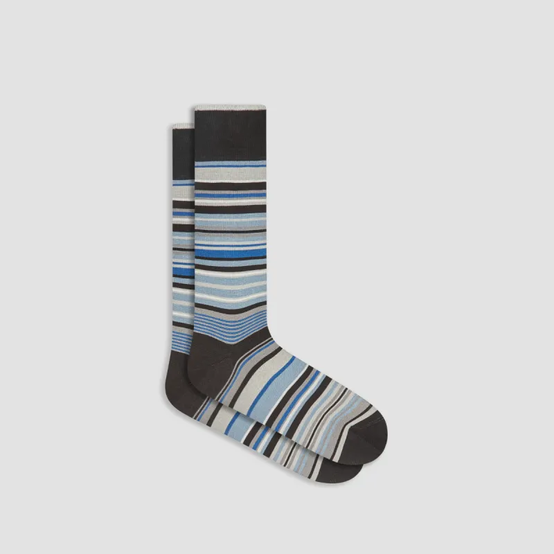 Striped Mid-Calf Socks sold by Bugatchi