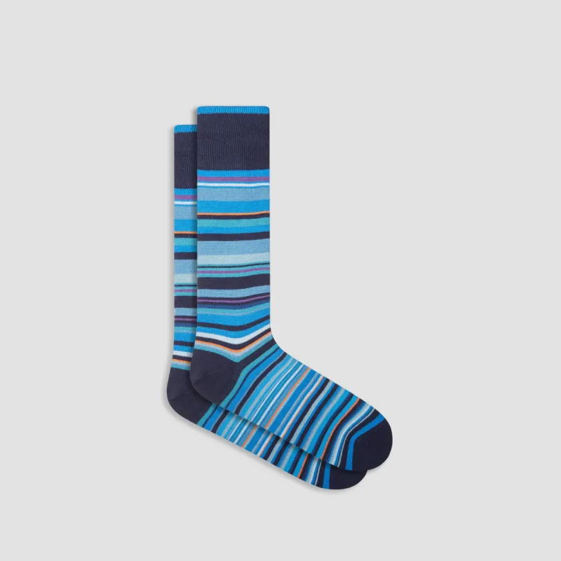 Striped Mid-Calf Socks sold by Bugatchi