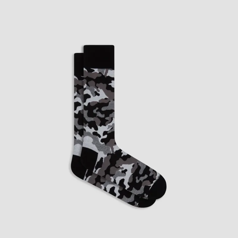 Camouflage Mid-Calf Socks sold by Bugatchi
