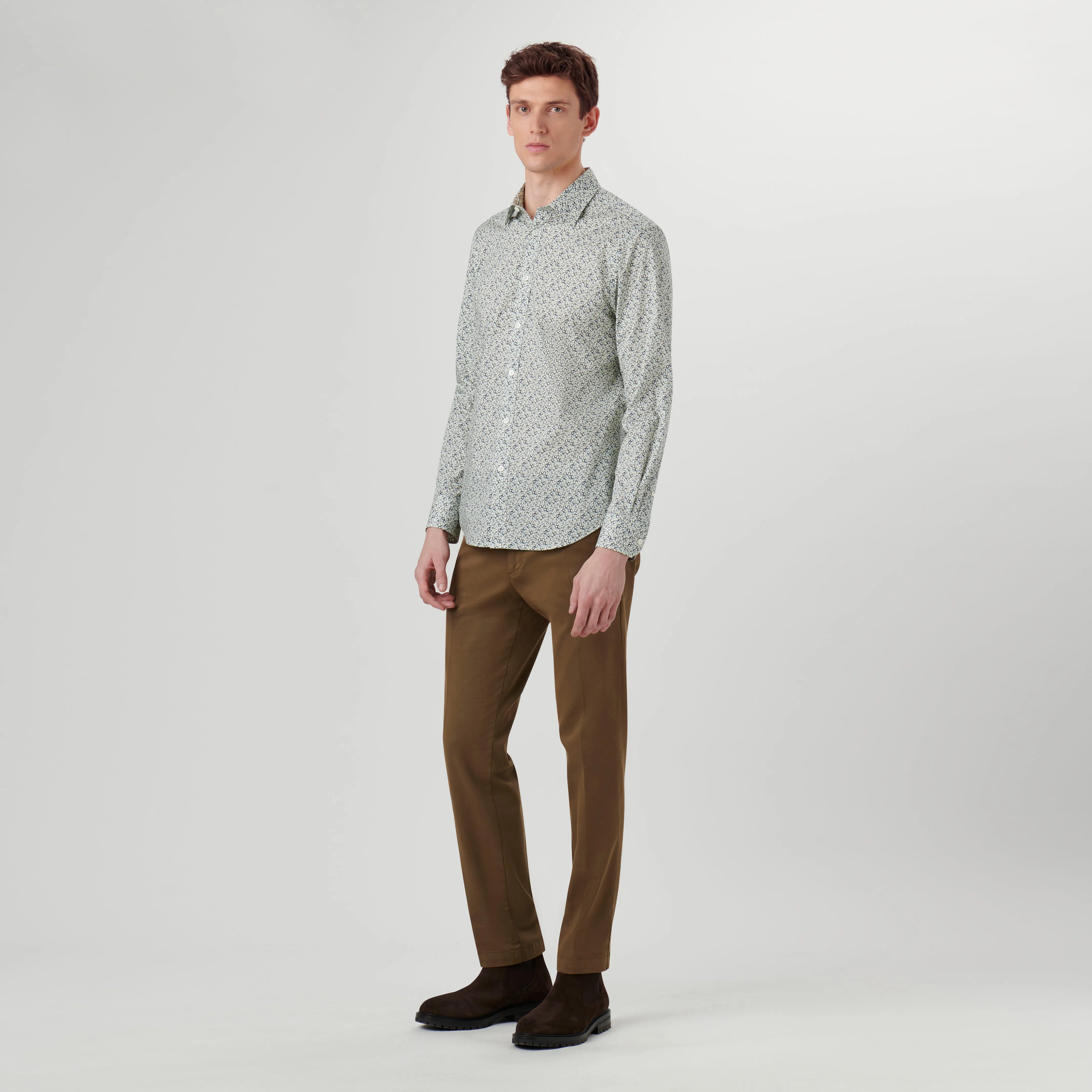 Julian Floral Shirt sold by Bugatchi product image thumbnail 5