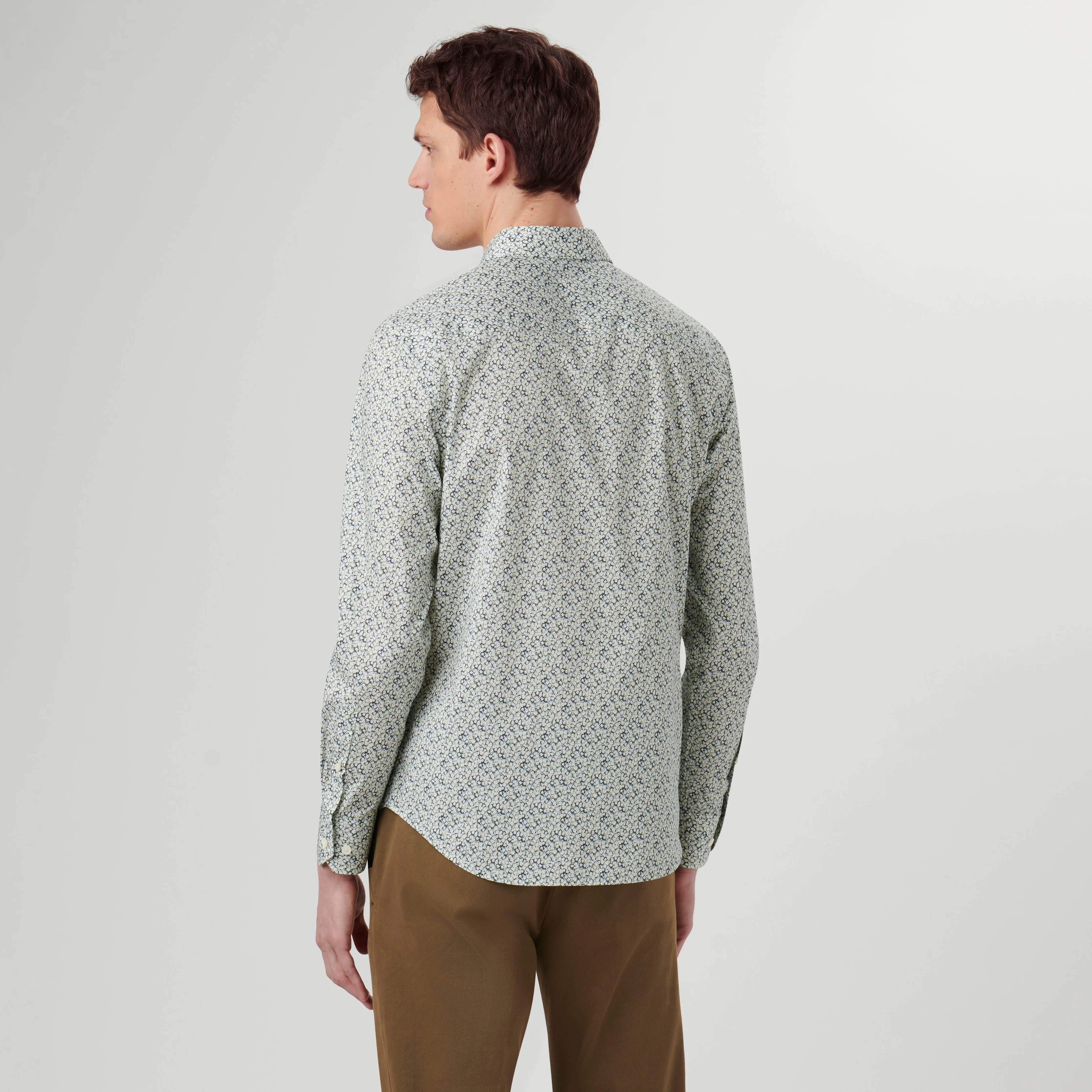 Julian Floral Shirt sold by Bugatchi product image thumbnail 4