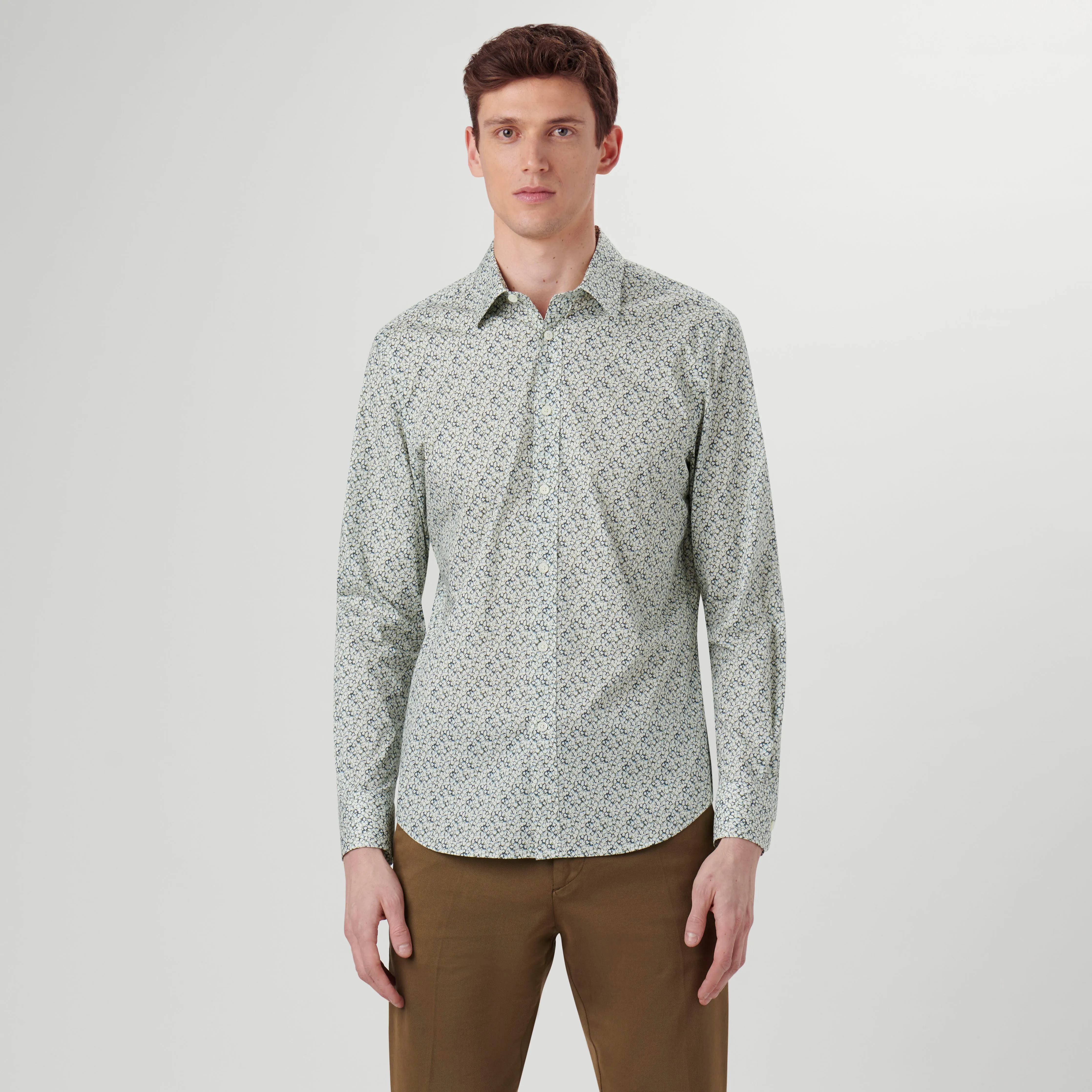 Julian Floral Shirt sold by Bugatchi product image thumbnail 2