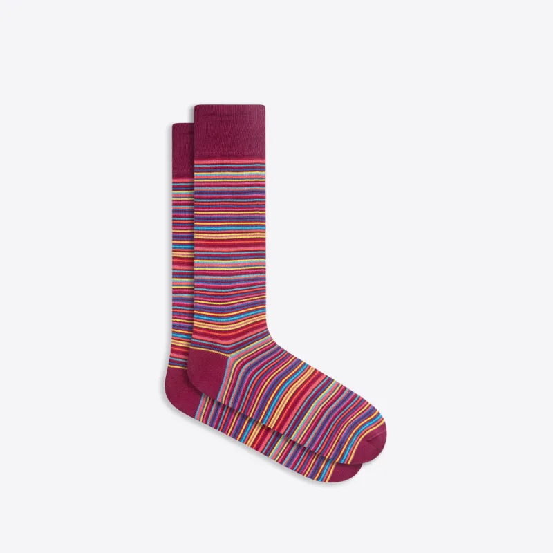 Striped Mid-Calf Socks sold by Bugatchi