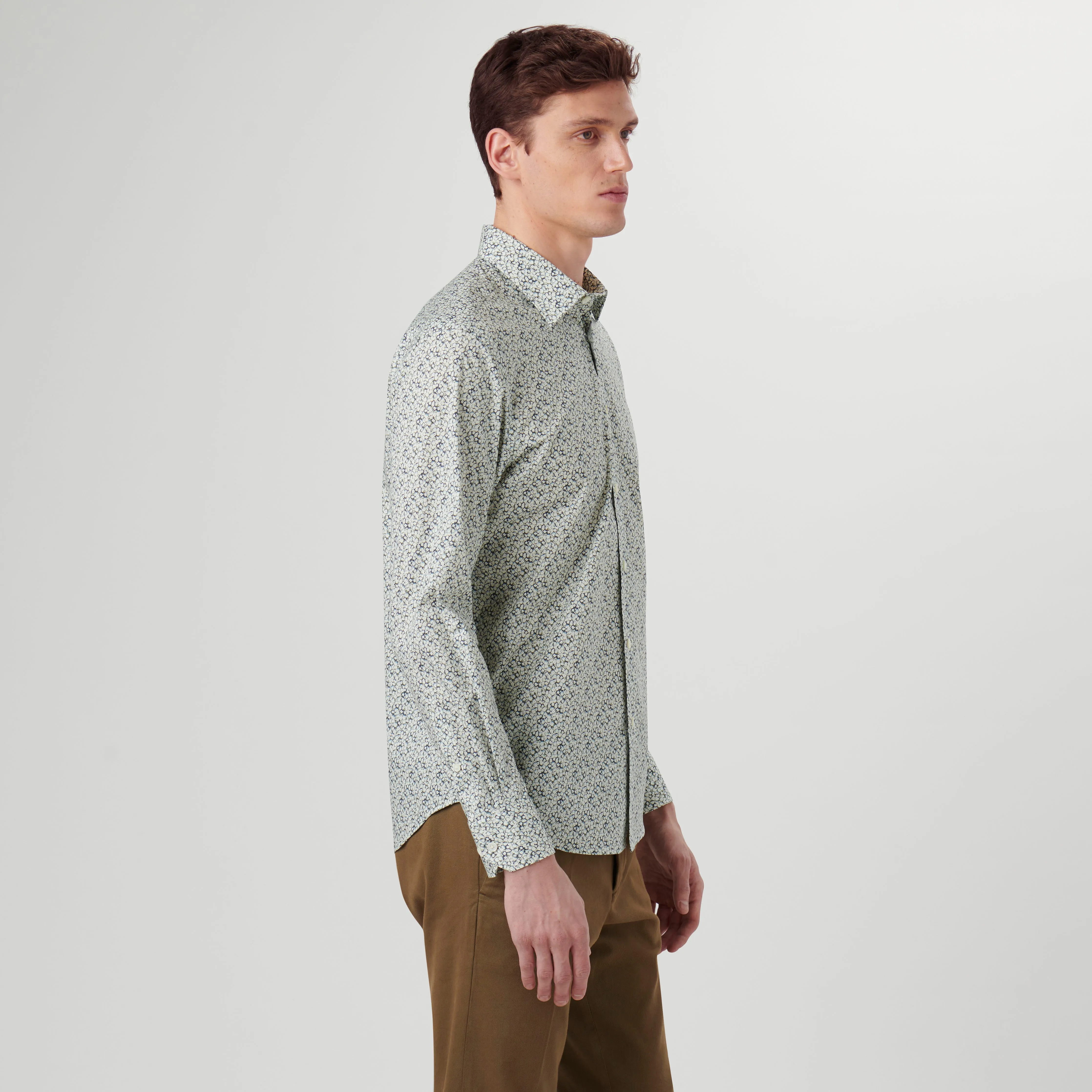 Julian Floral Shirt sold by Bugatchi product image thumbnail 3