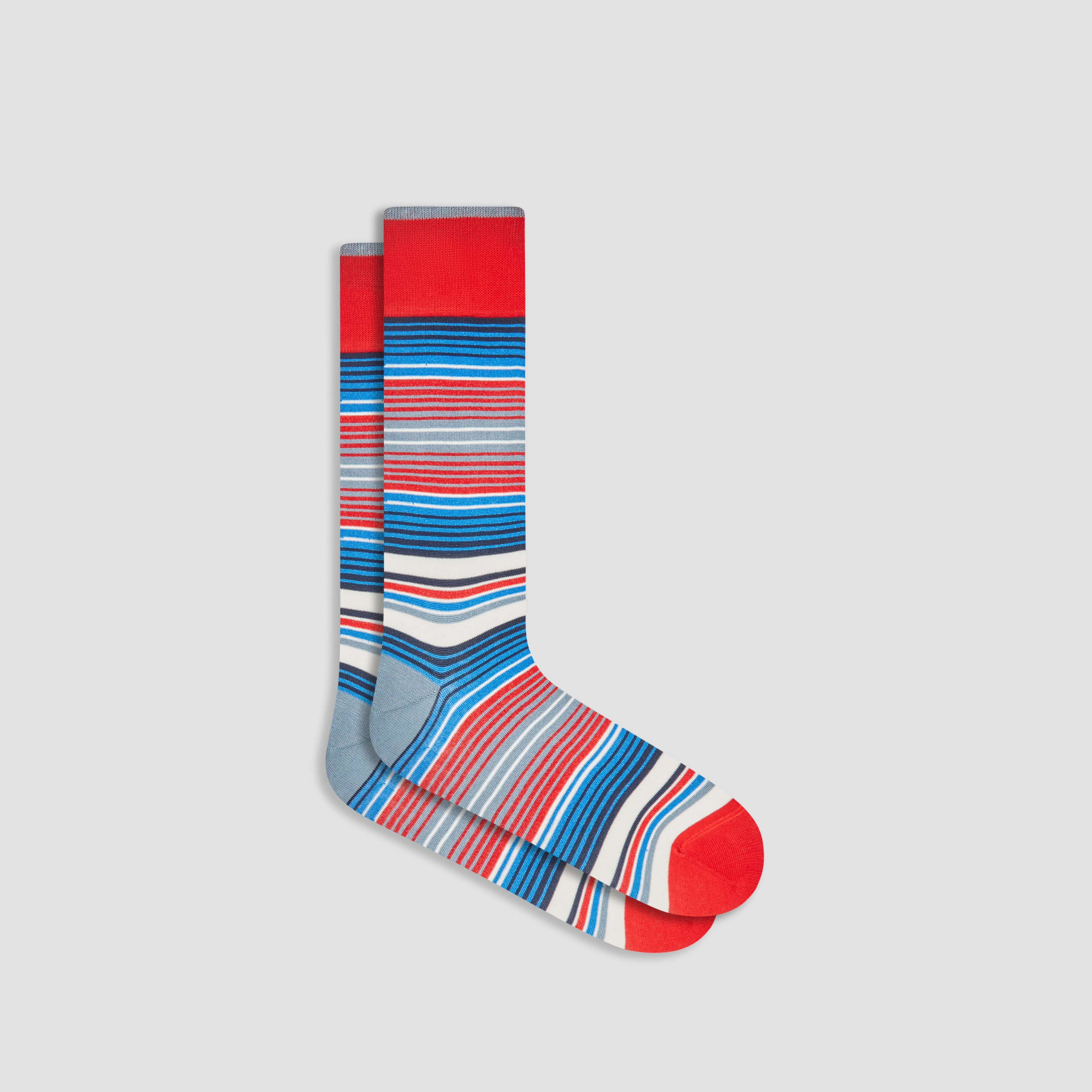 Striped Mid-Calf Socks sold by Bugatchi