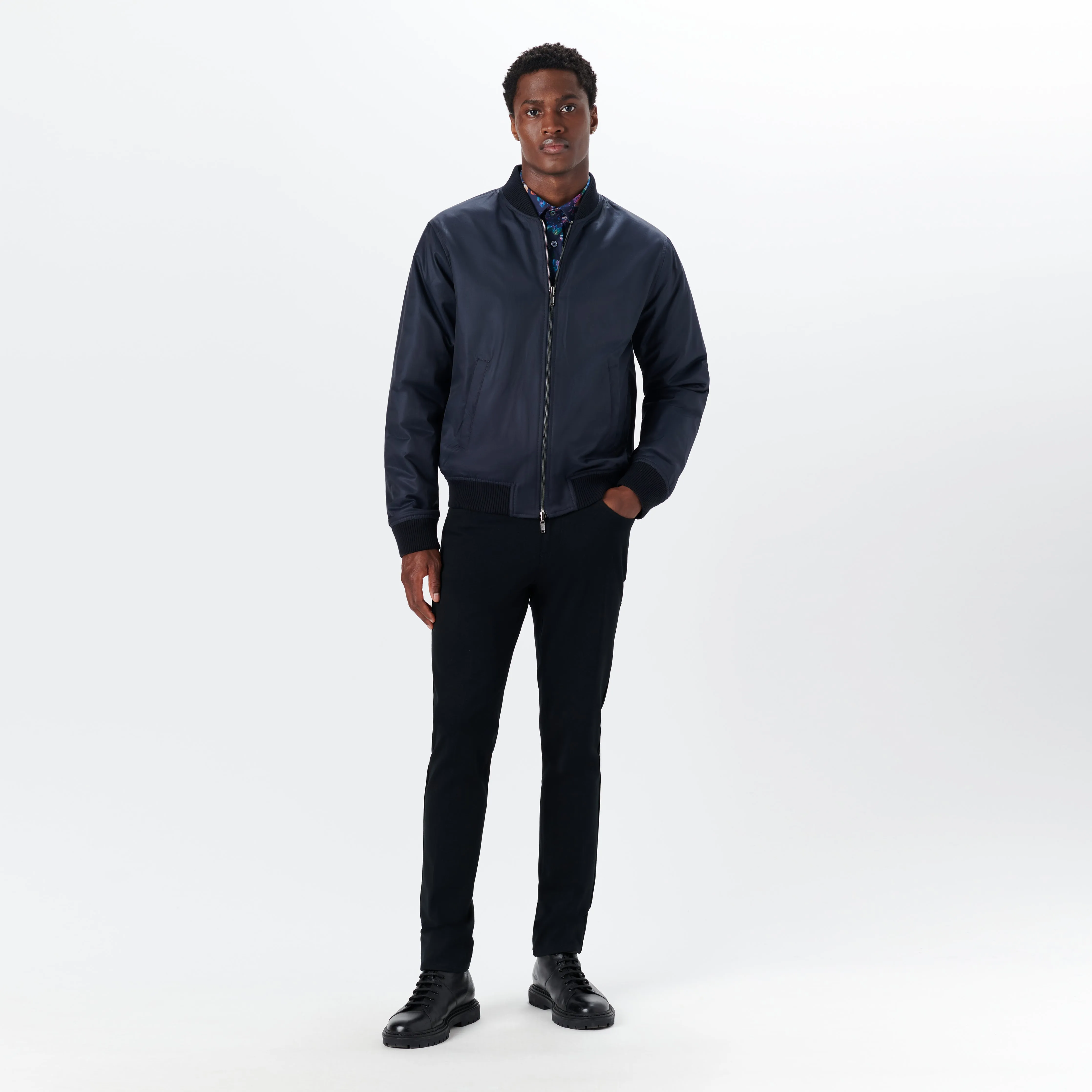 Reversible Bomber Jacket sold by Bugatchi product image thumbnail 5