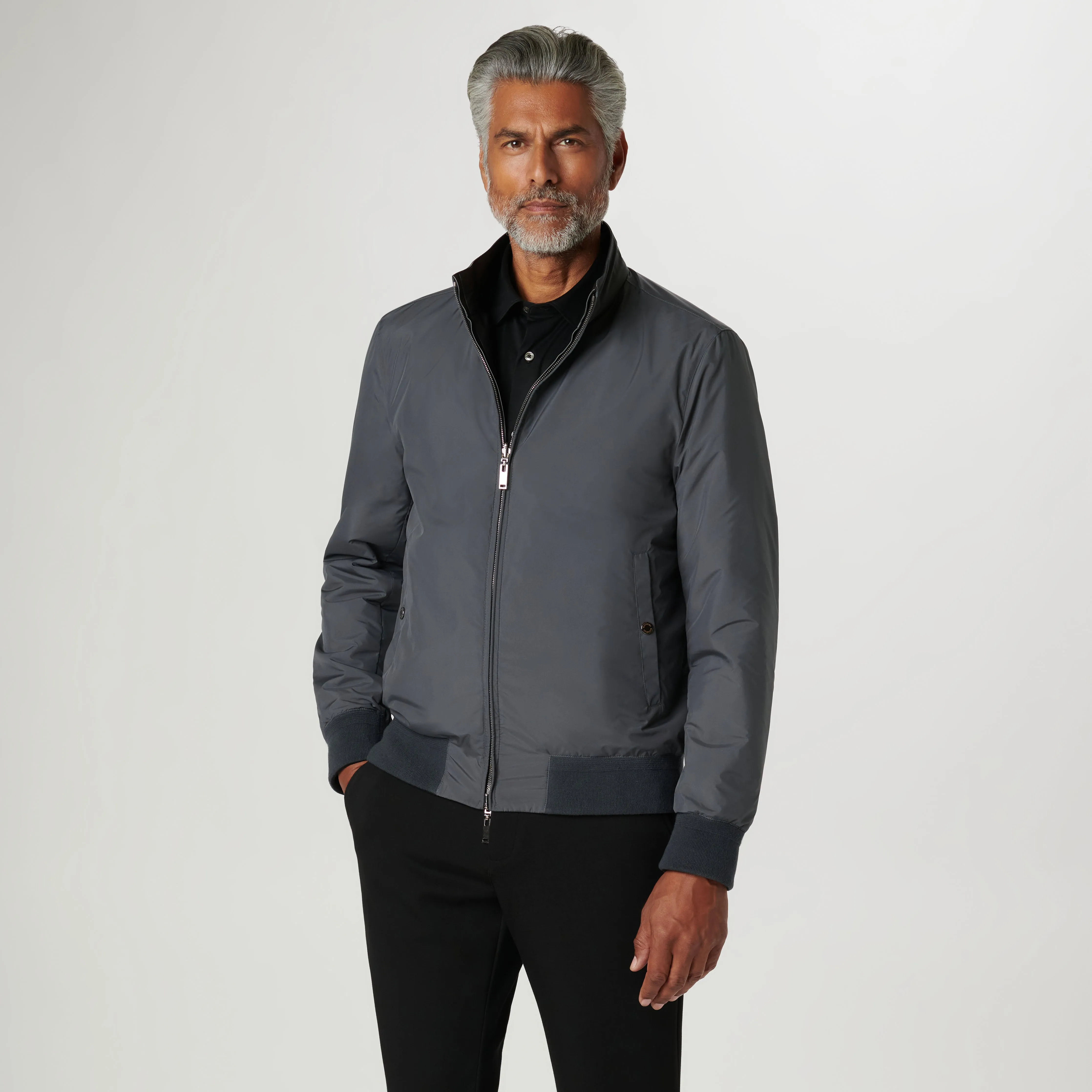 Reversible Bomber Jacket sold by Bugatchi product image thumbnail 4