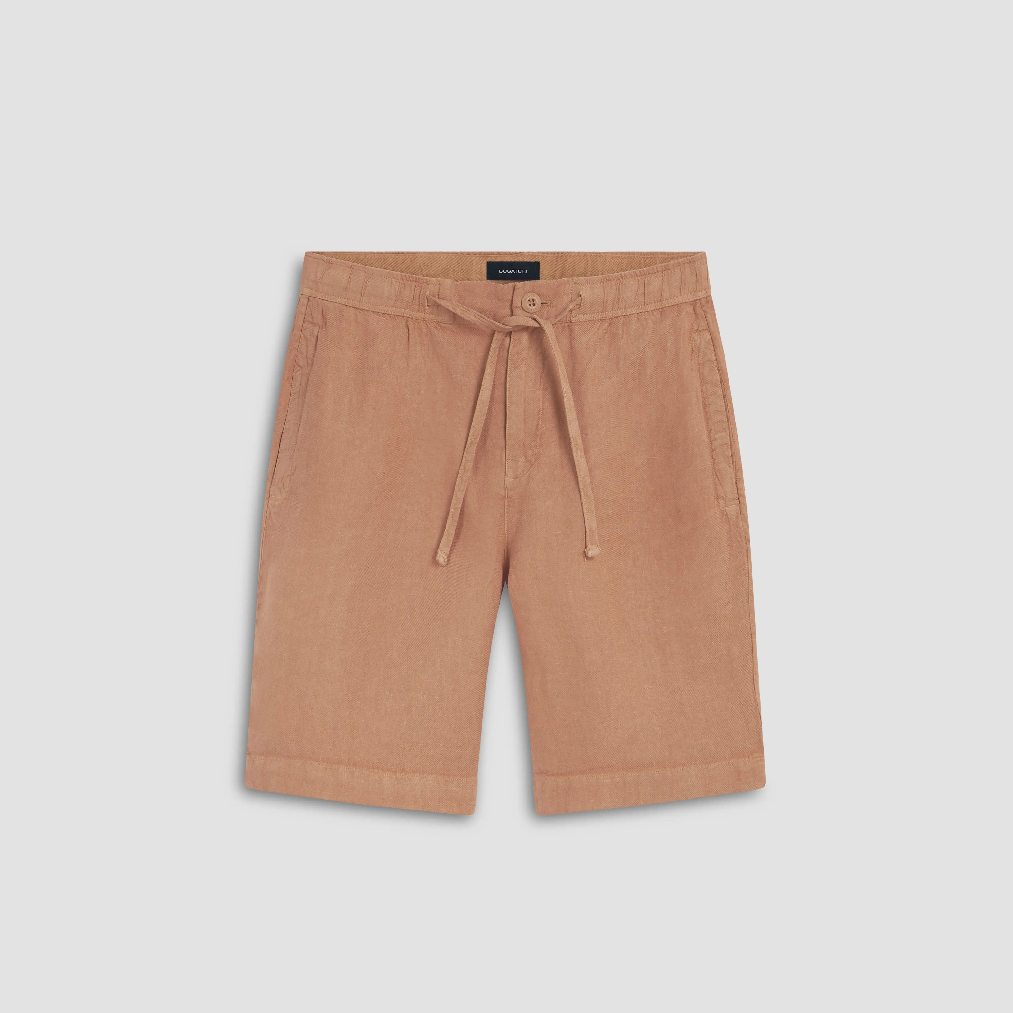 Linen Bermuda Shorts sold by Bugatchi