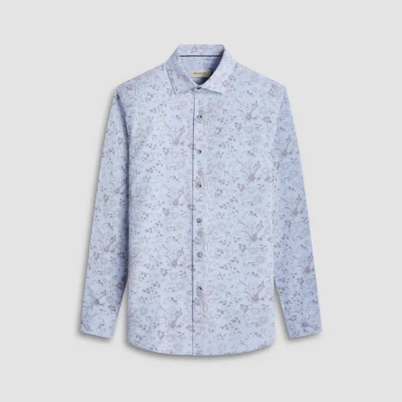 Axel Abstract Floral Shirt sold by Bugatchi