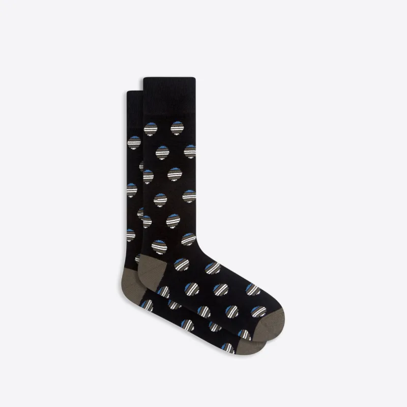 Geometric Mid-Calf Socks sold by Bugatchi